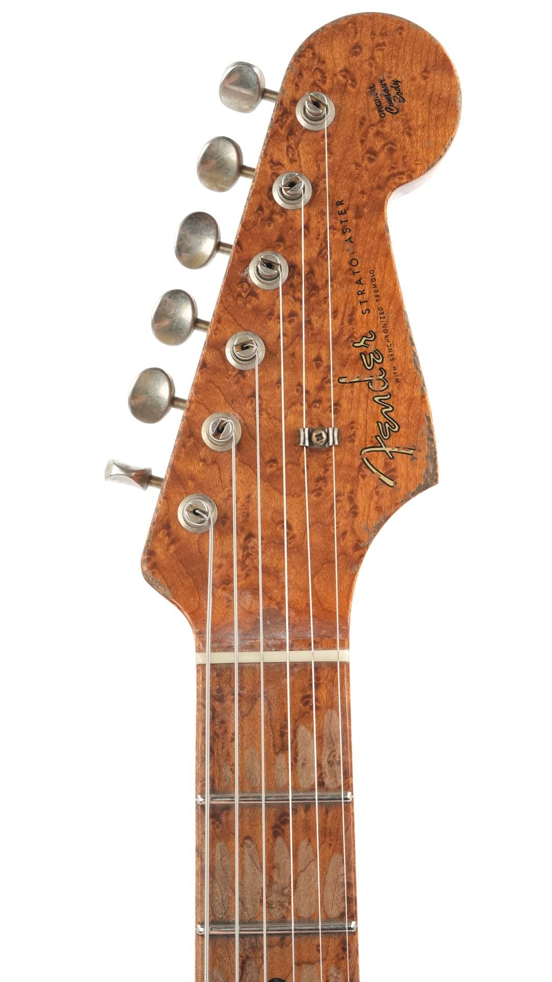 Fender Custom Shop 50's Stratocaster Dennis Galuszka Masterbuilt Black over Violin Burst Heavy Relic
