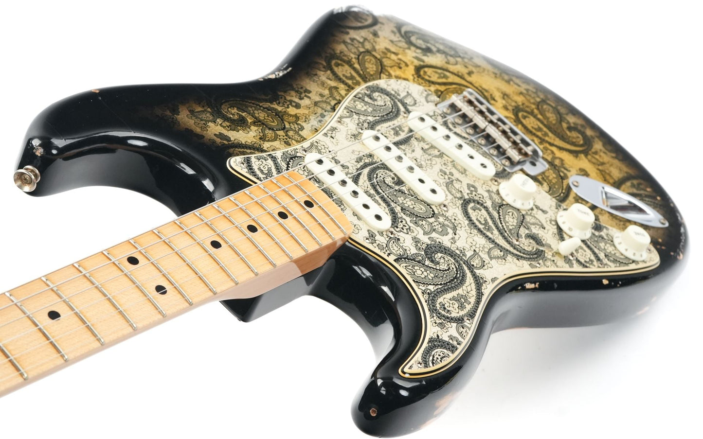 Fender 68 Stratocaster Custom Shop Ltd Black Paisley Relic Lefty 2019