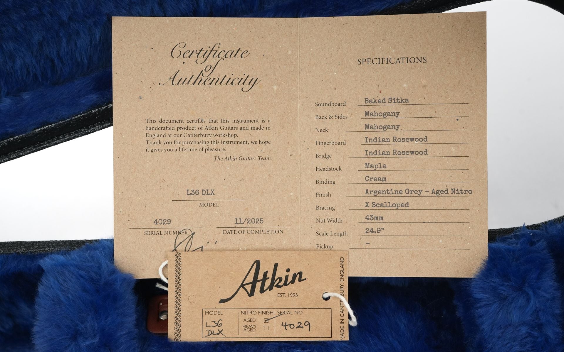 Atkin L36 Deluxe Argentine Grey