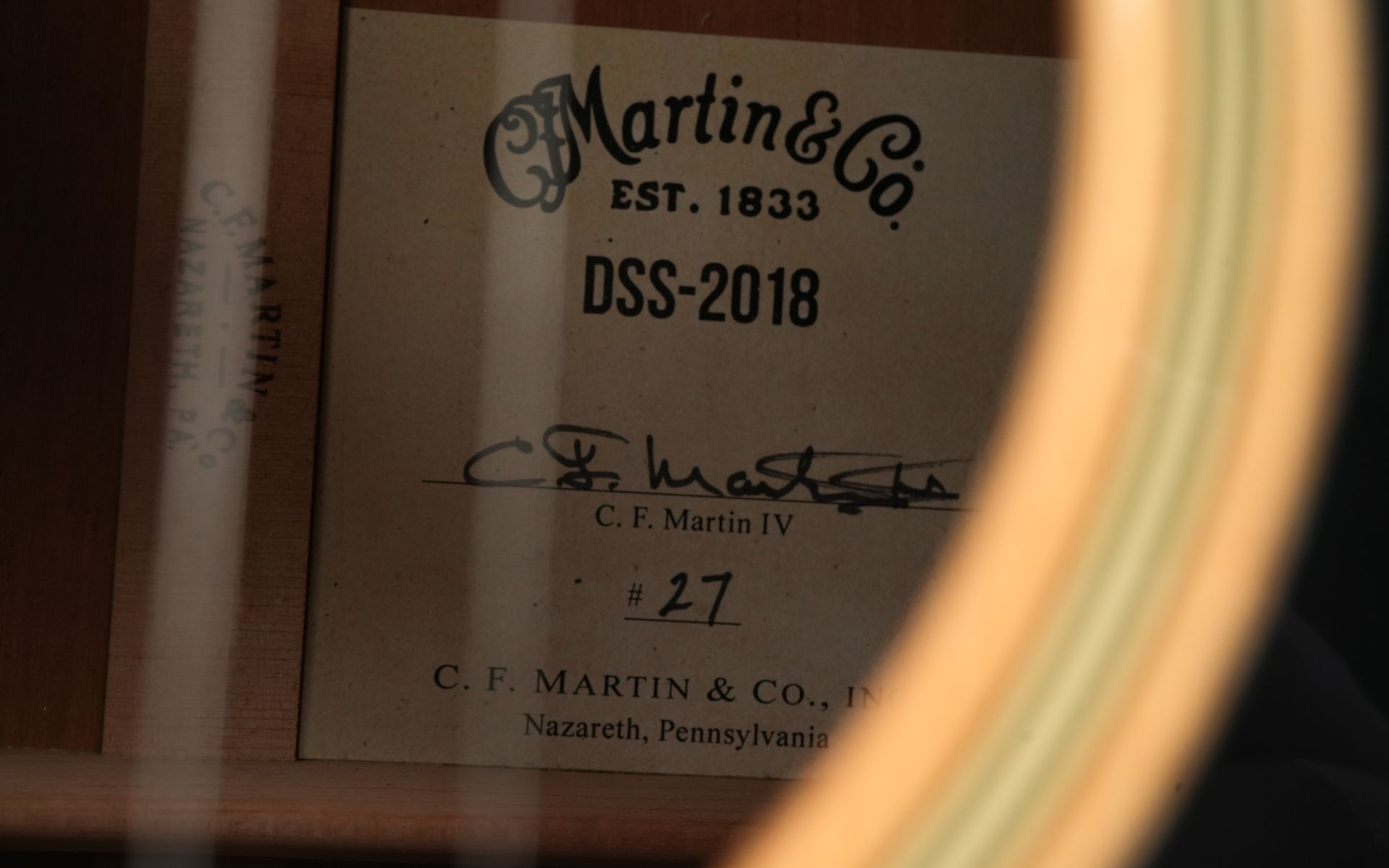Martin Custom Shop DSS 2018