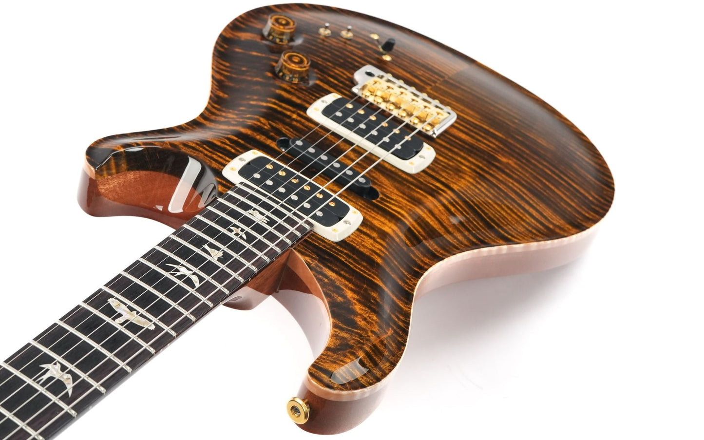 PRS Modern Eagle V Yellow Tiger 10 Top