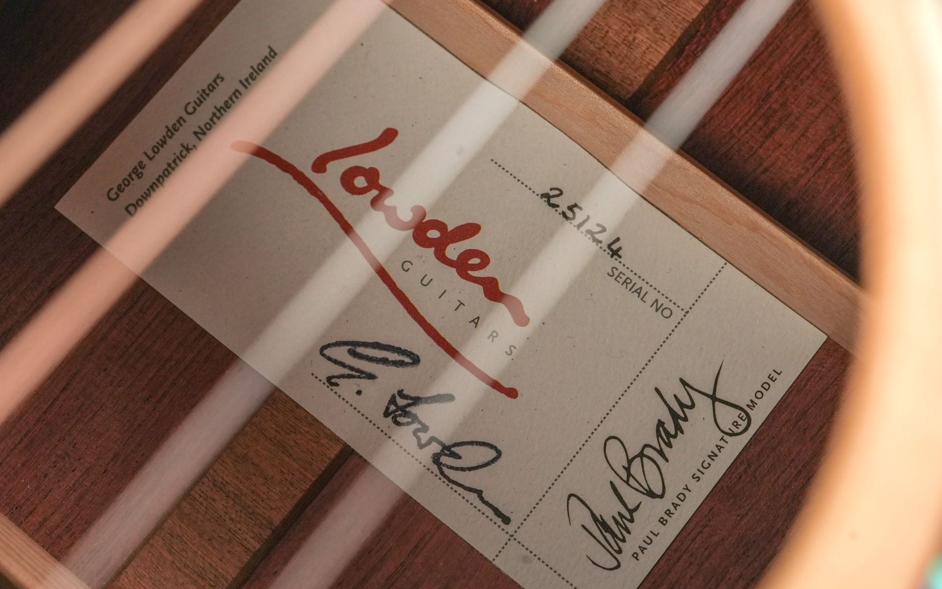 Lowden Paul Brady Signature Sitka Spruce Bubinga 2021