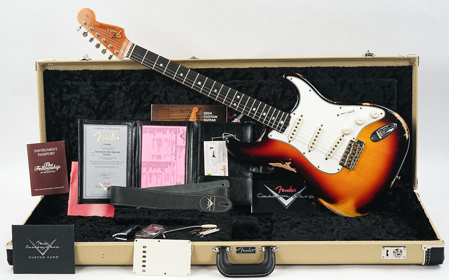 Fender Custom Shop 1965 Stratocaster 3 Color Sunburst Heavy Relic 2025