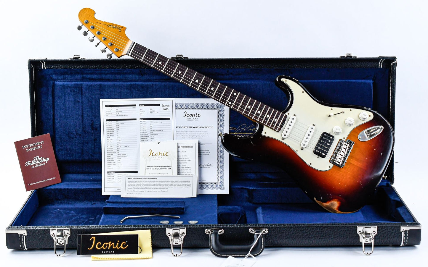 Iconic Solana Studio Series SJC01 John Cruz 3 Tone Sunburst