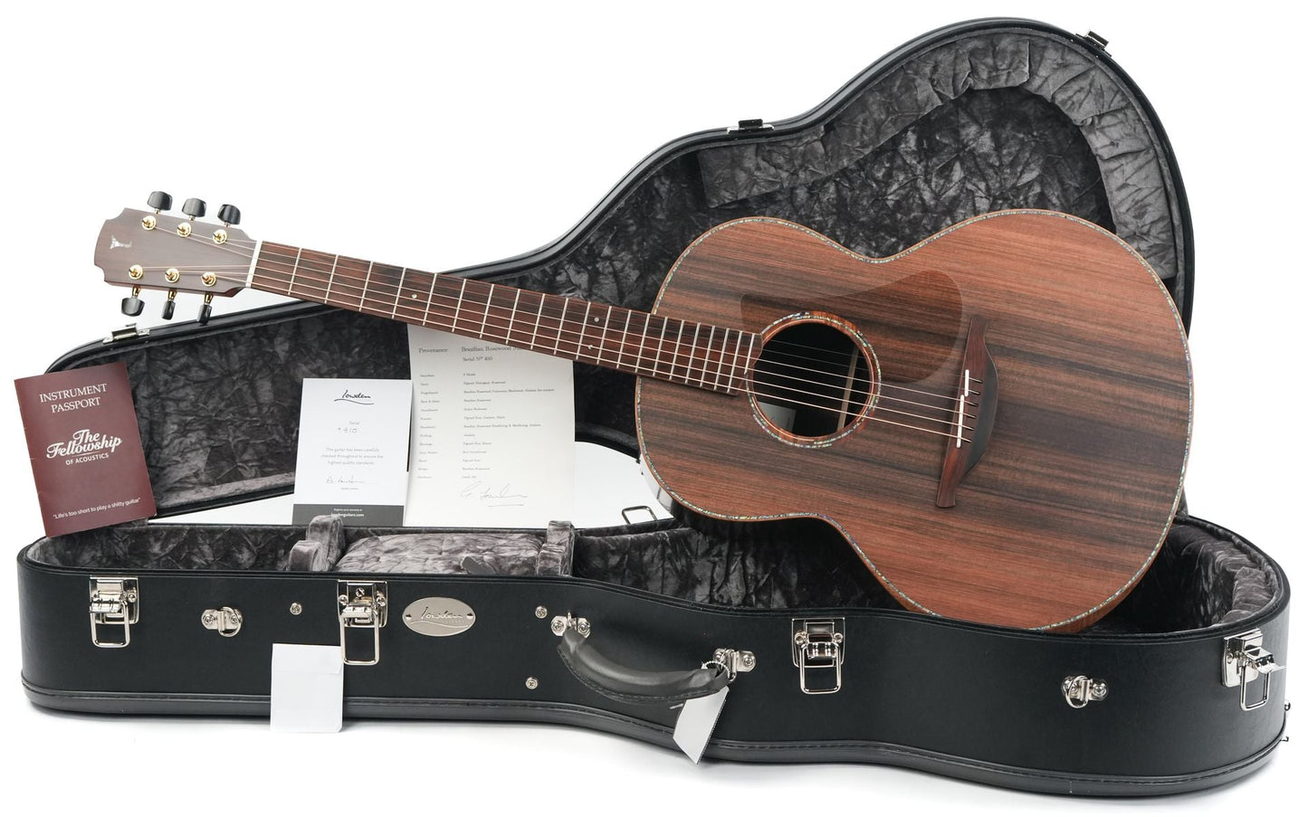 George Lowden Luthier Mastermade Brazilian Rosewood Sinker Redwood