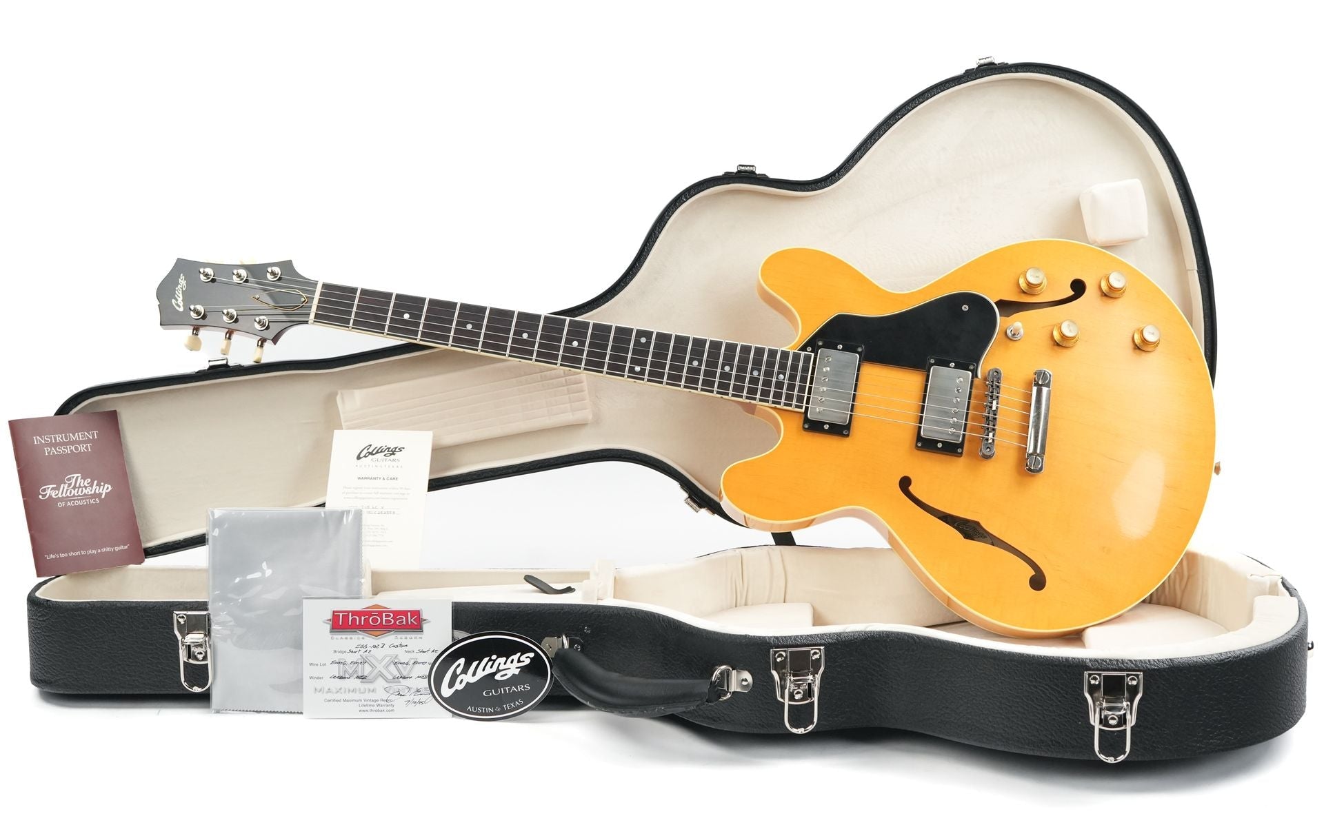 Collings I35LC Vintage Blonde Throbak