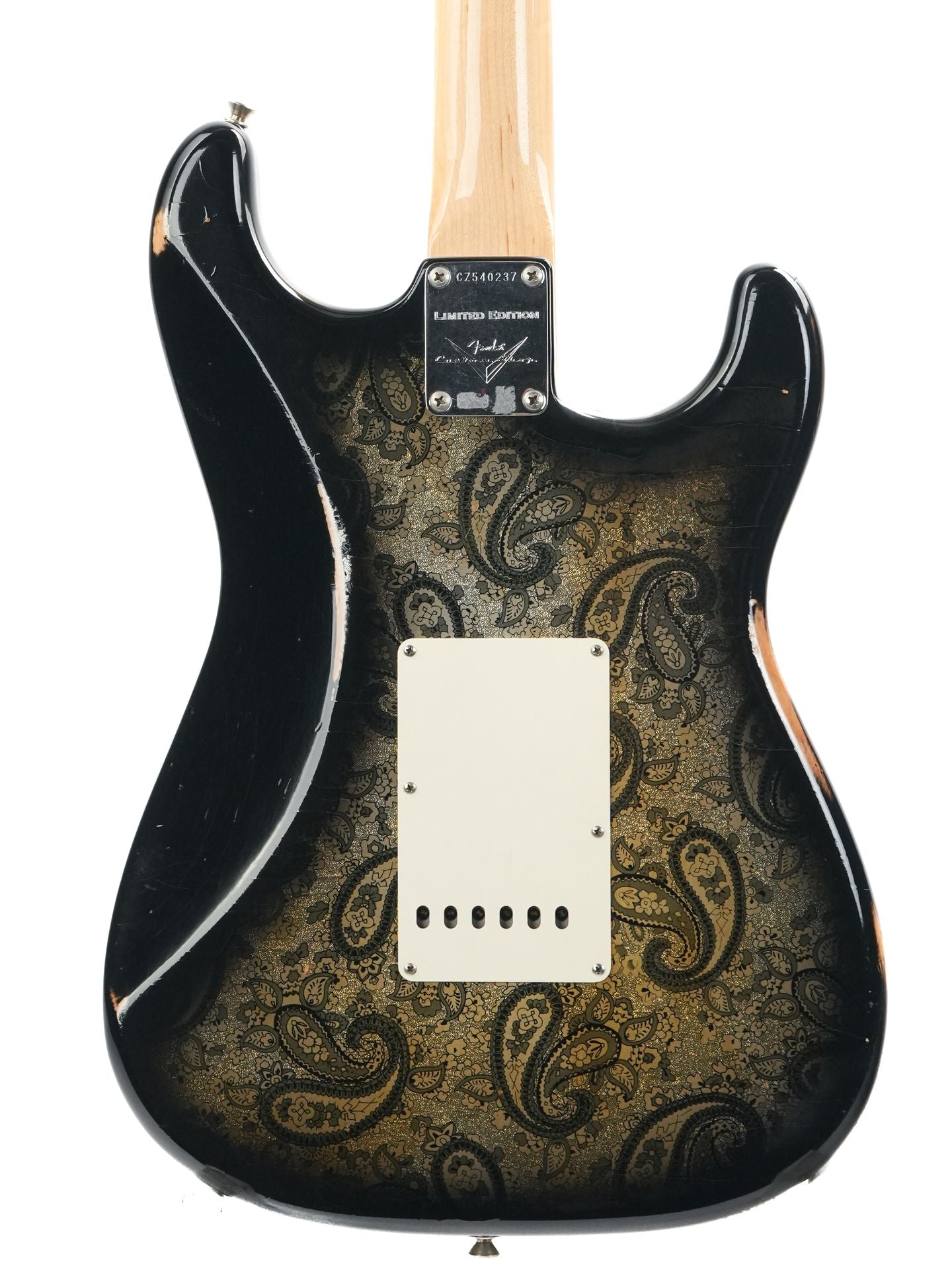 Fender 68 Stratocaster Custom Shop Ltd Black Paisley Relic Lefty 2019