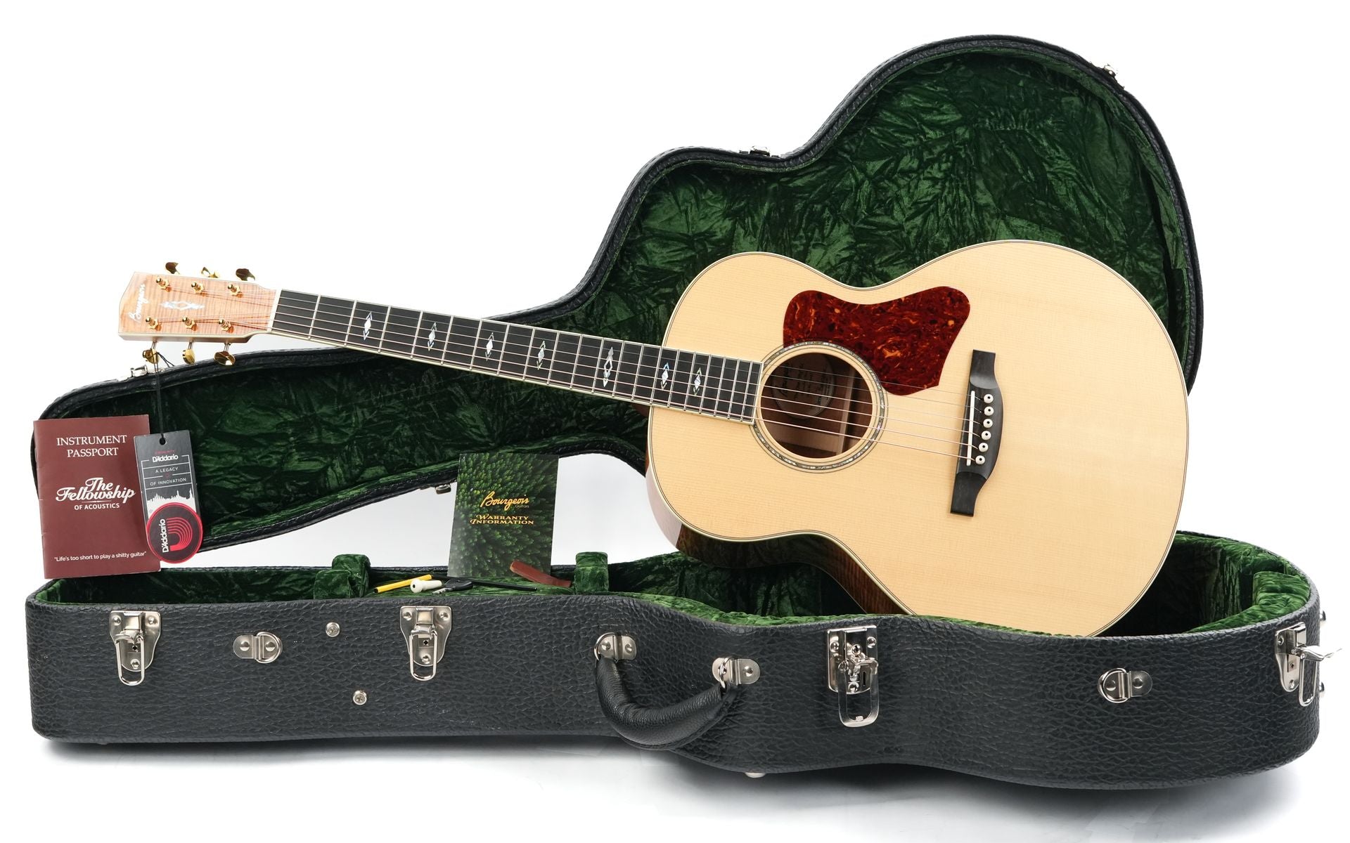 Bourgeois The One Fifty SJ Adirondack Flamed Koa 2024