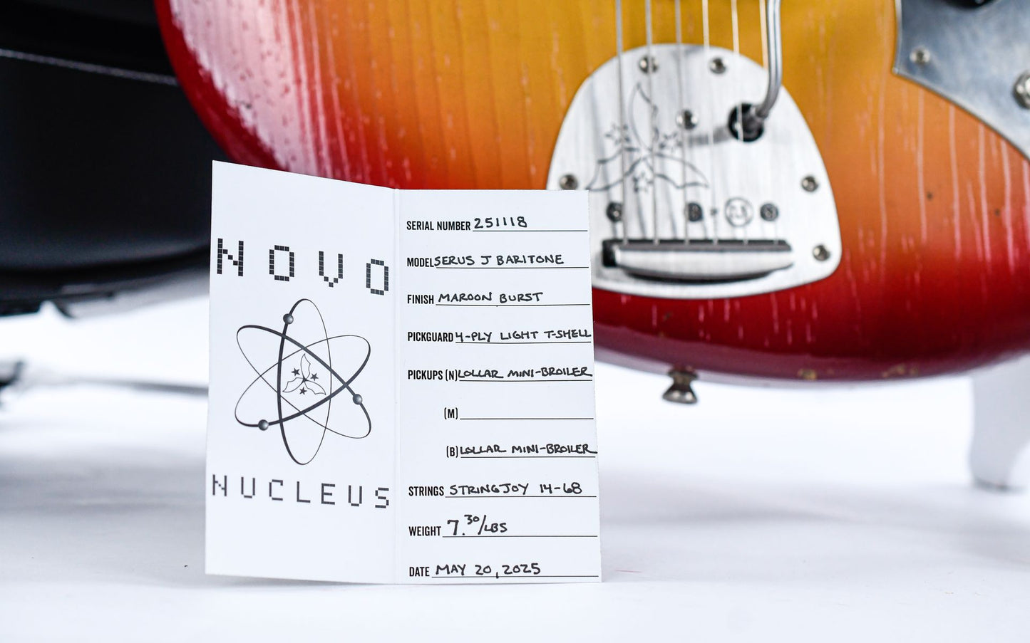 Novo Serus J Baritone Maroon Burst