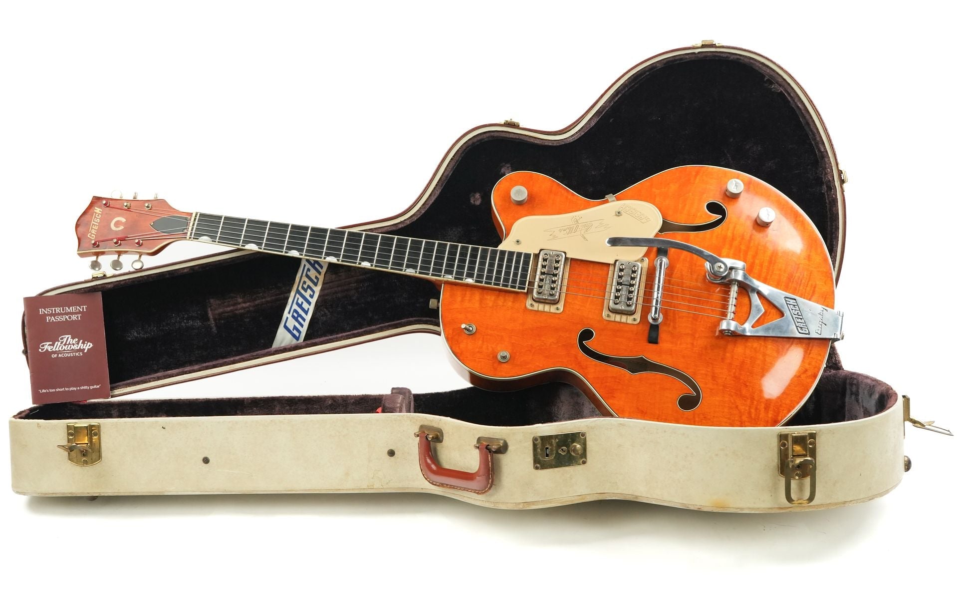 Gretsch 6120 Flame Top Orange 1960