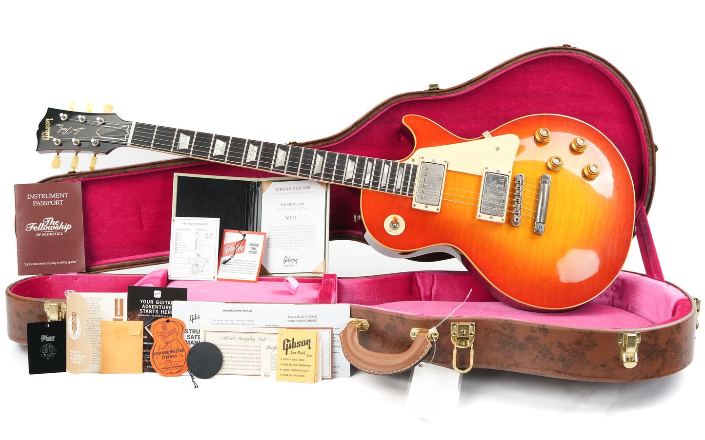 Gibson Custom 1959 Les Paul Standard Sunrise Teaburst VOS