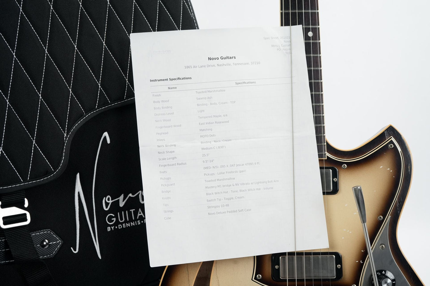 Novo Miris J Toasted Marshmallow Mini Humbuckers