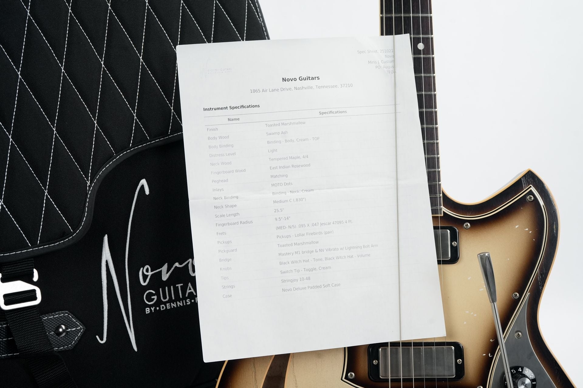 Novo Miris J Toasted Marshmallow Mini Humbuckers