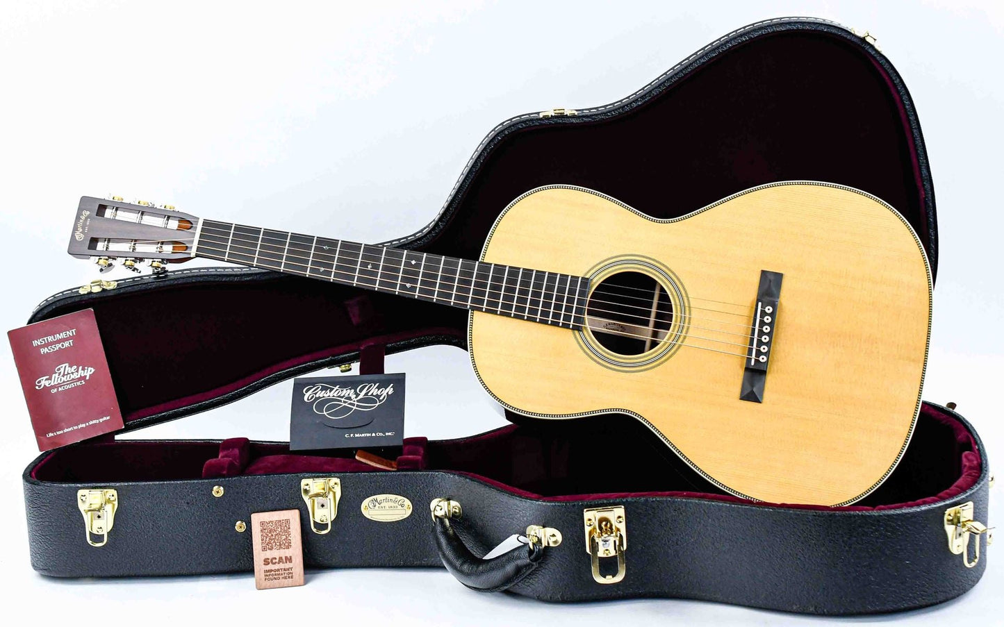 Martin Custom Shop 000 12 Fret Vintage Spruce Rosewood #2865287