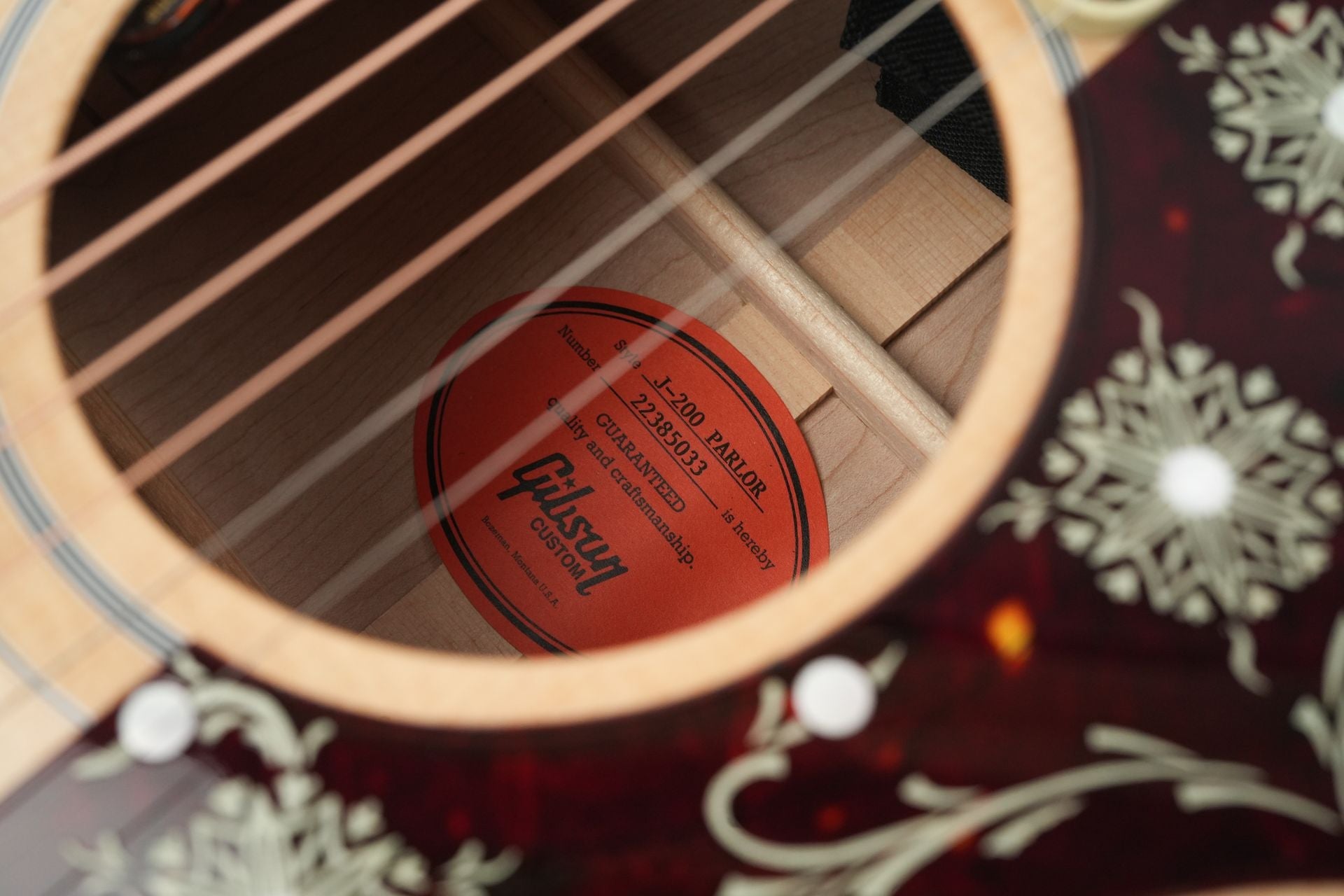 Gibson Custom J200 Parlor Antique Natural