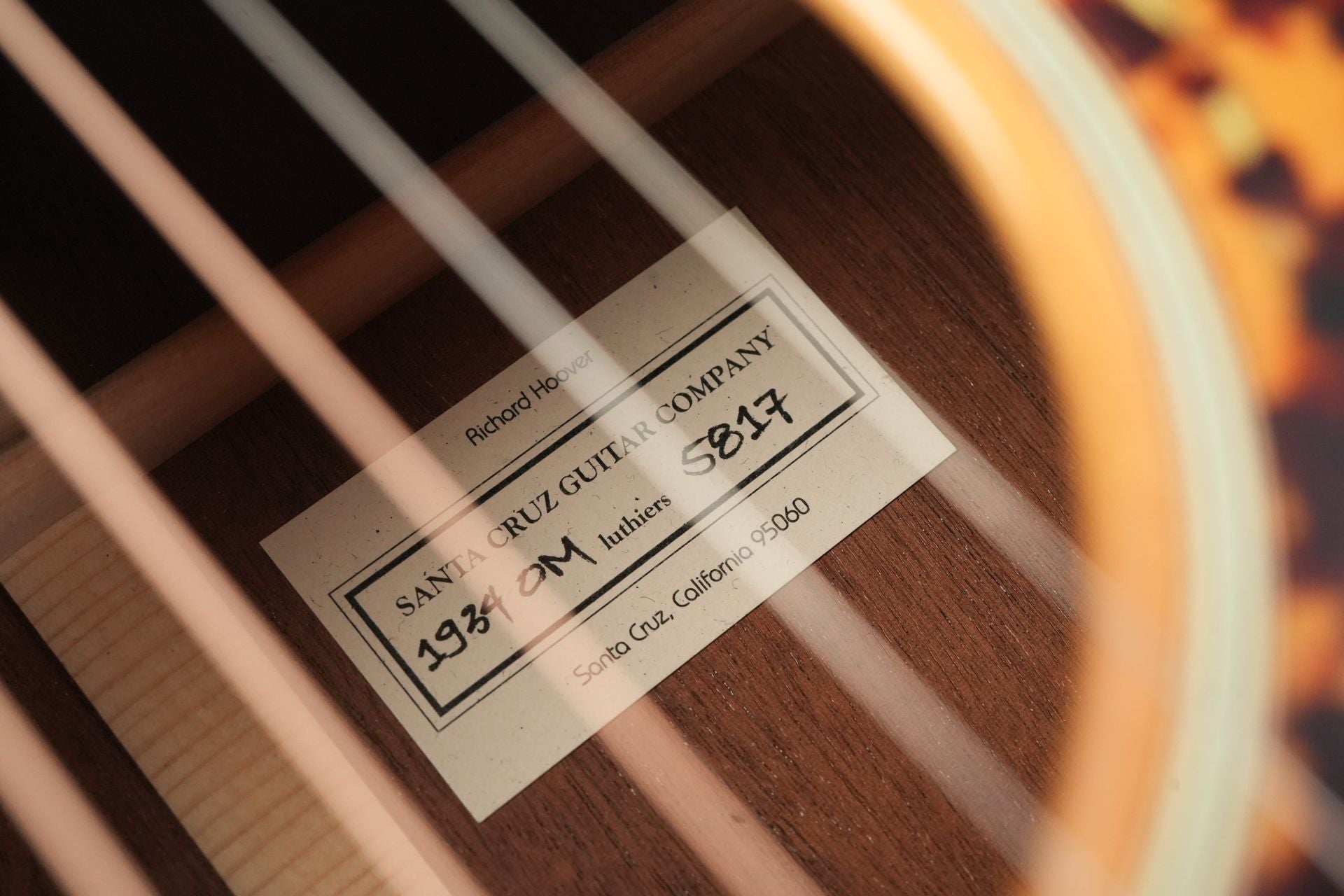 Santa Cruz 1934 OM Old Growth Mahogany 2021