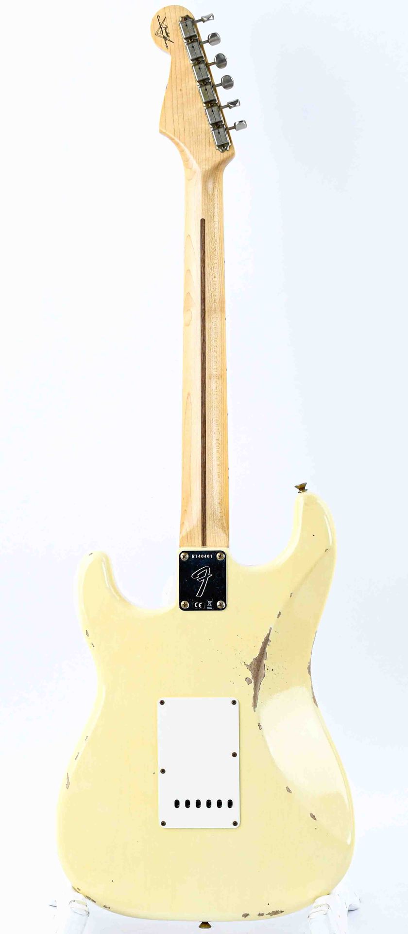 Fender Custom Shop 55 Stratocaster Relic Aged Vintage White