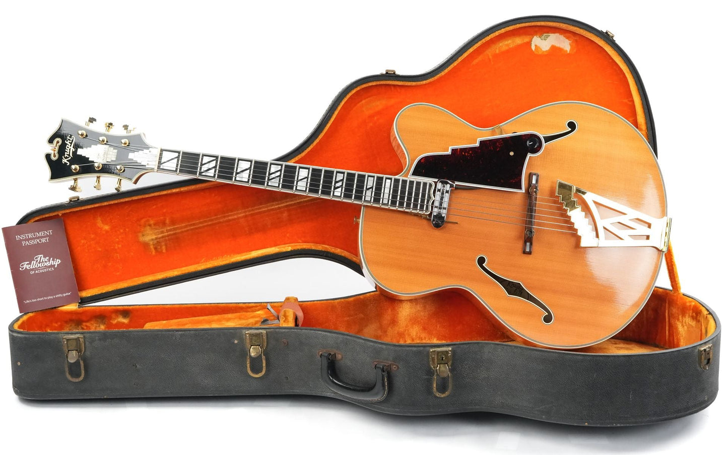 Knight New Yorker Archtop Natural 2000