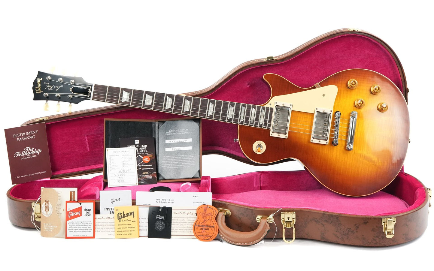 Gibson Custom 1959 Les Paul Standard Reissue VOS Iced Tea Burst