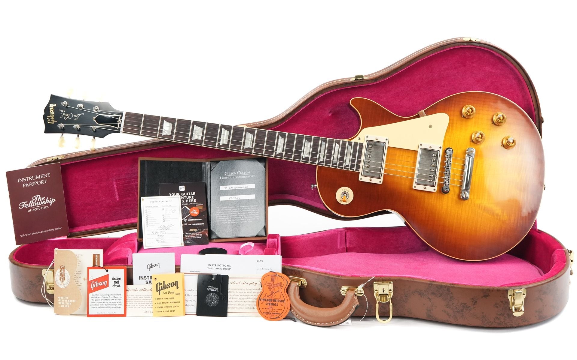 Gibson Custom 1959 Les Paul Standard Reissue VOS Iced Tea Burst