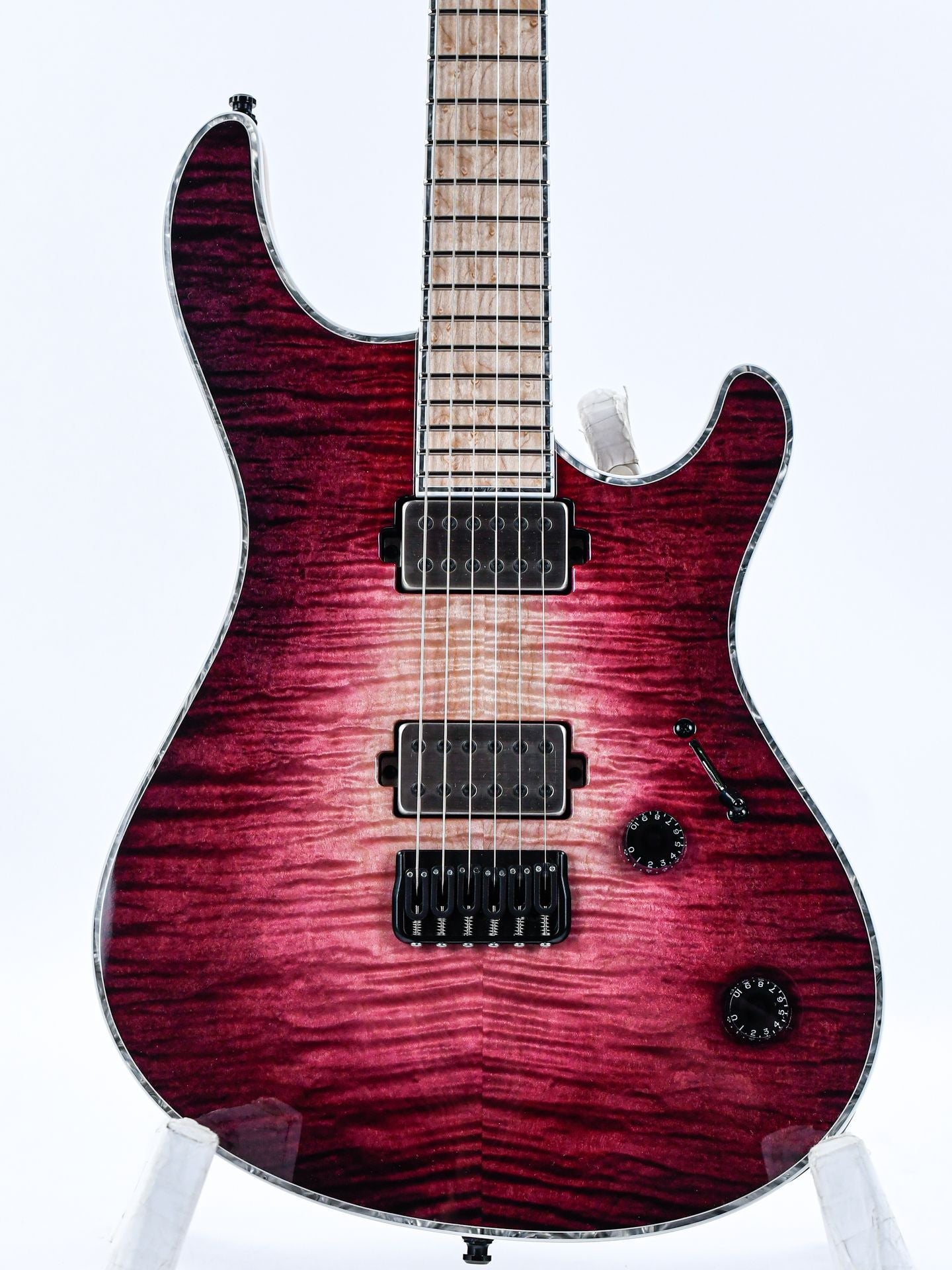 Mayones Regius 6 Natural Fade Red Burst