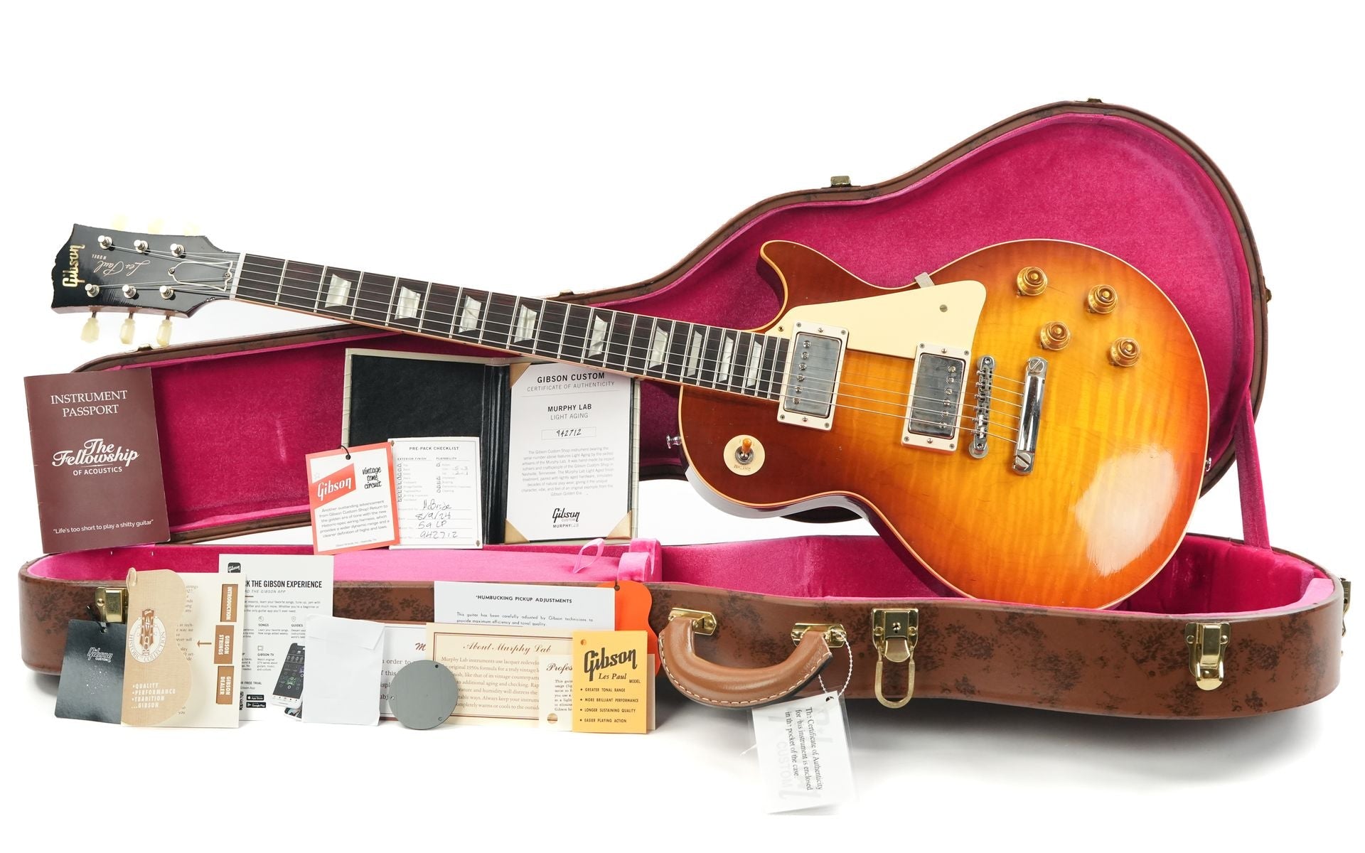 Gibson Custom 1959 Les Paul Standard Royal Teaburst Light Aged #942712