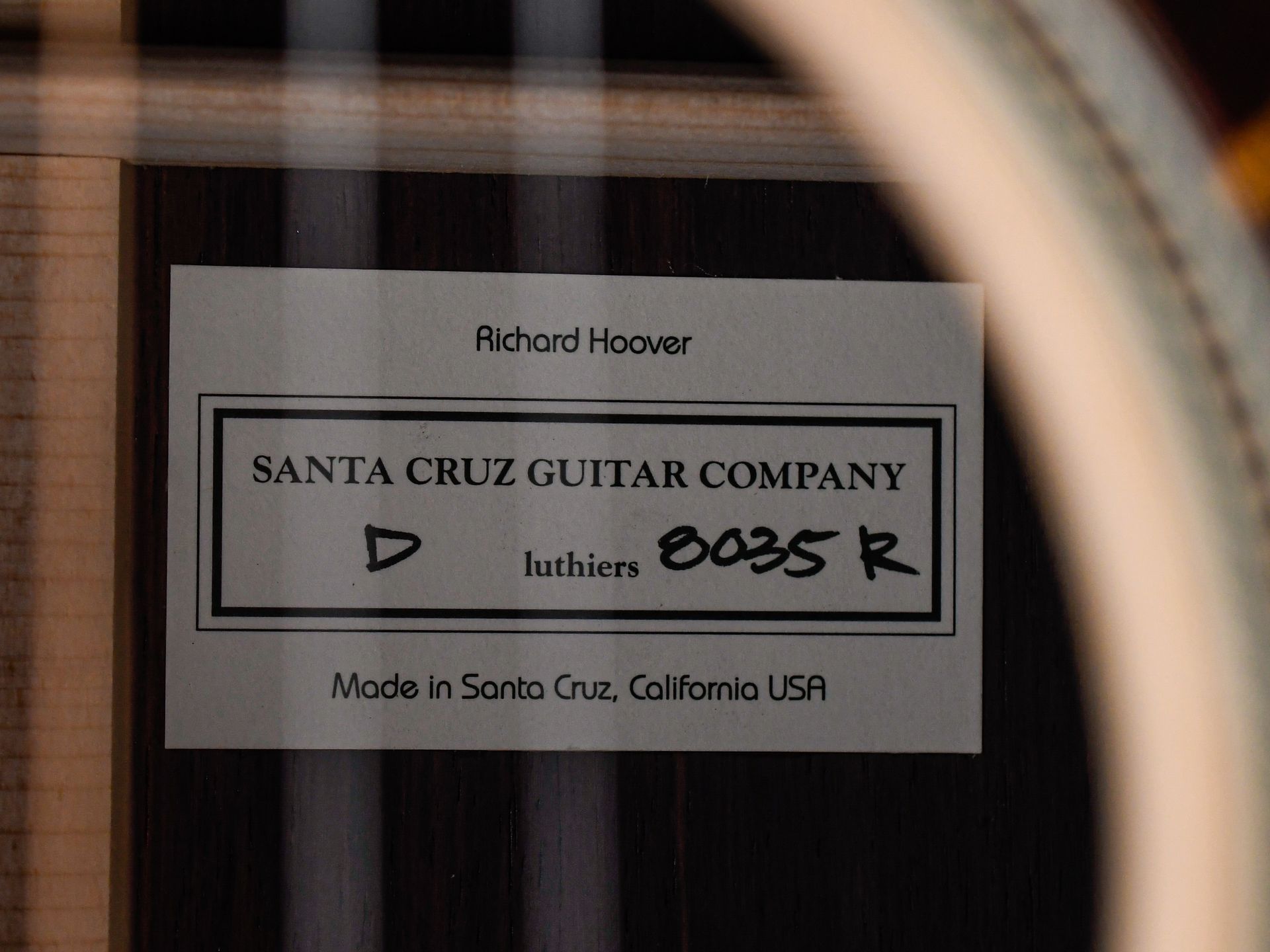 Santa Cruz Tony Rice Dreadnought #8035