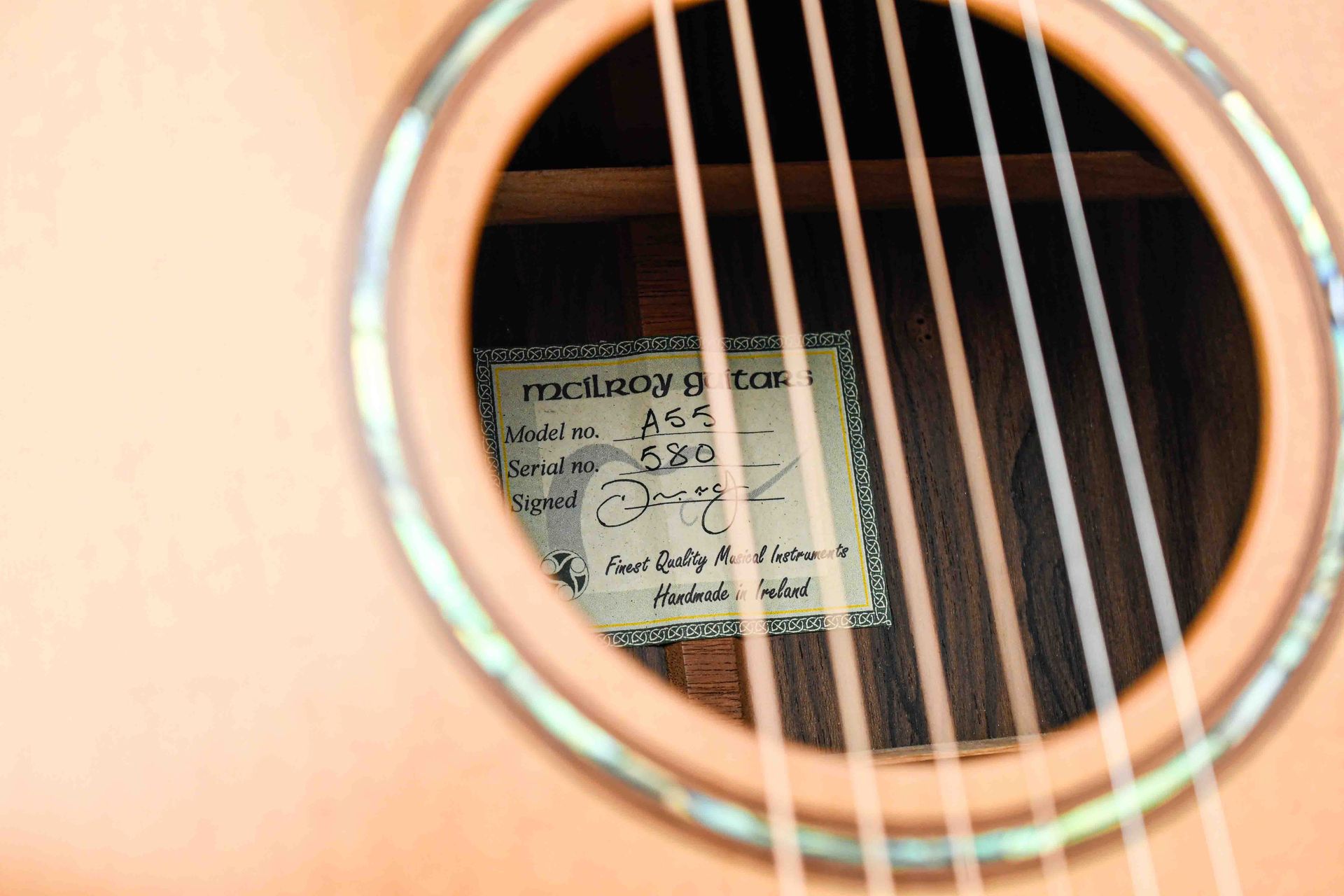 McIlroy A55 Ziricote Western Red Cedar 2009
