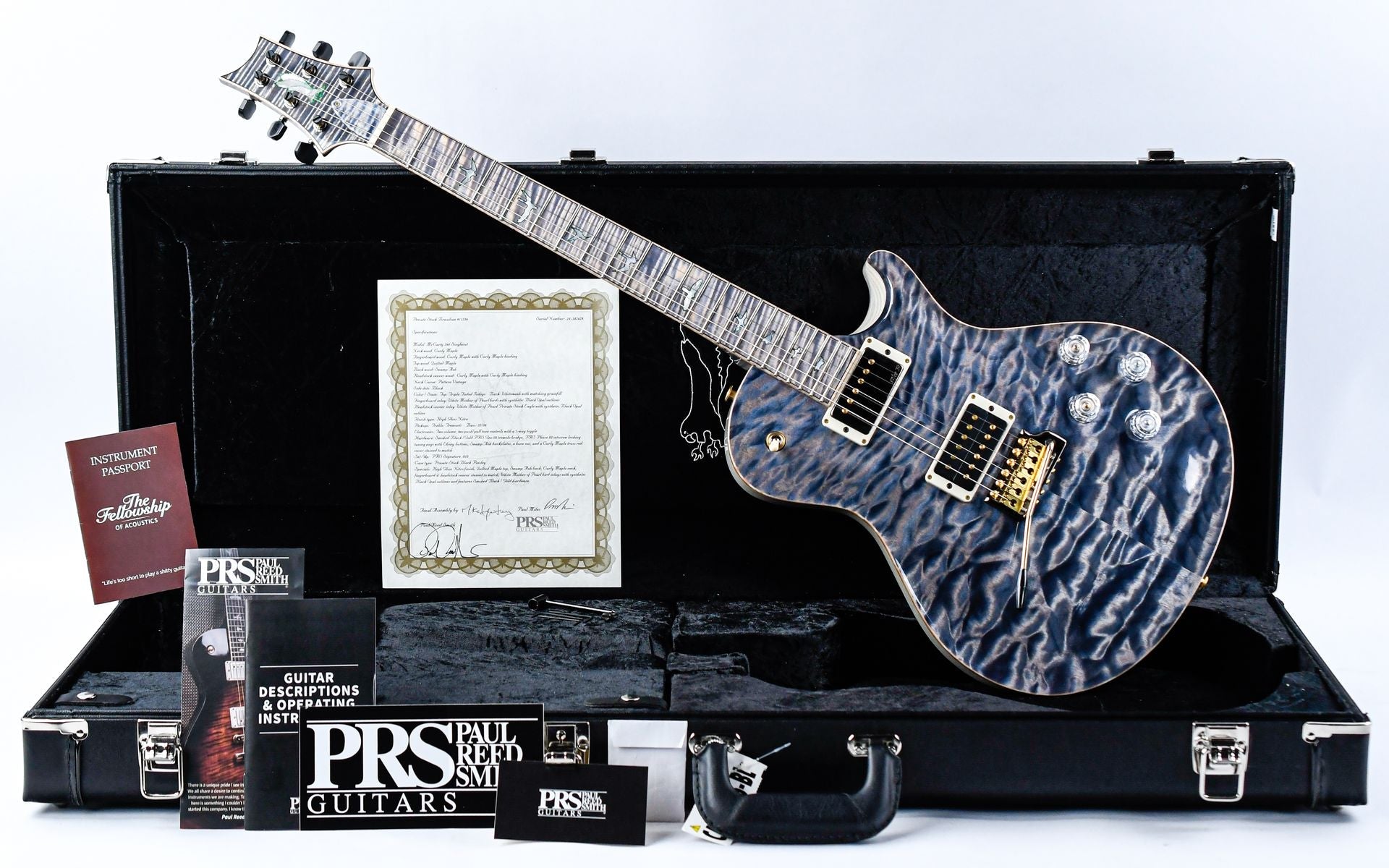 PRS Private Stock McCarty 594 Singlecut Triple Faded Indigo