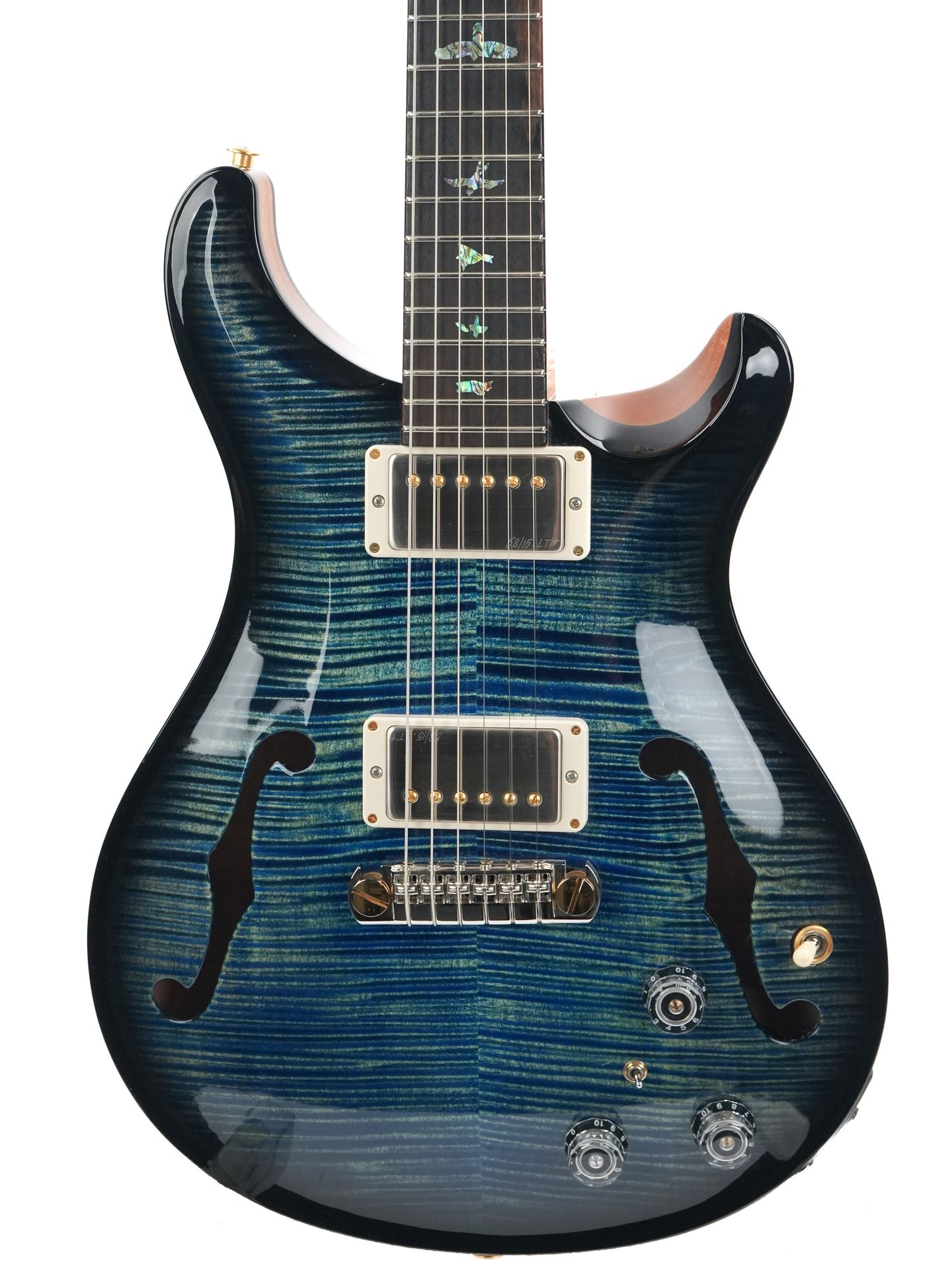 PRS Wood Library Hollowbody II Piezo 10 Top Laguna Smokeburst 2024