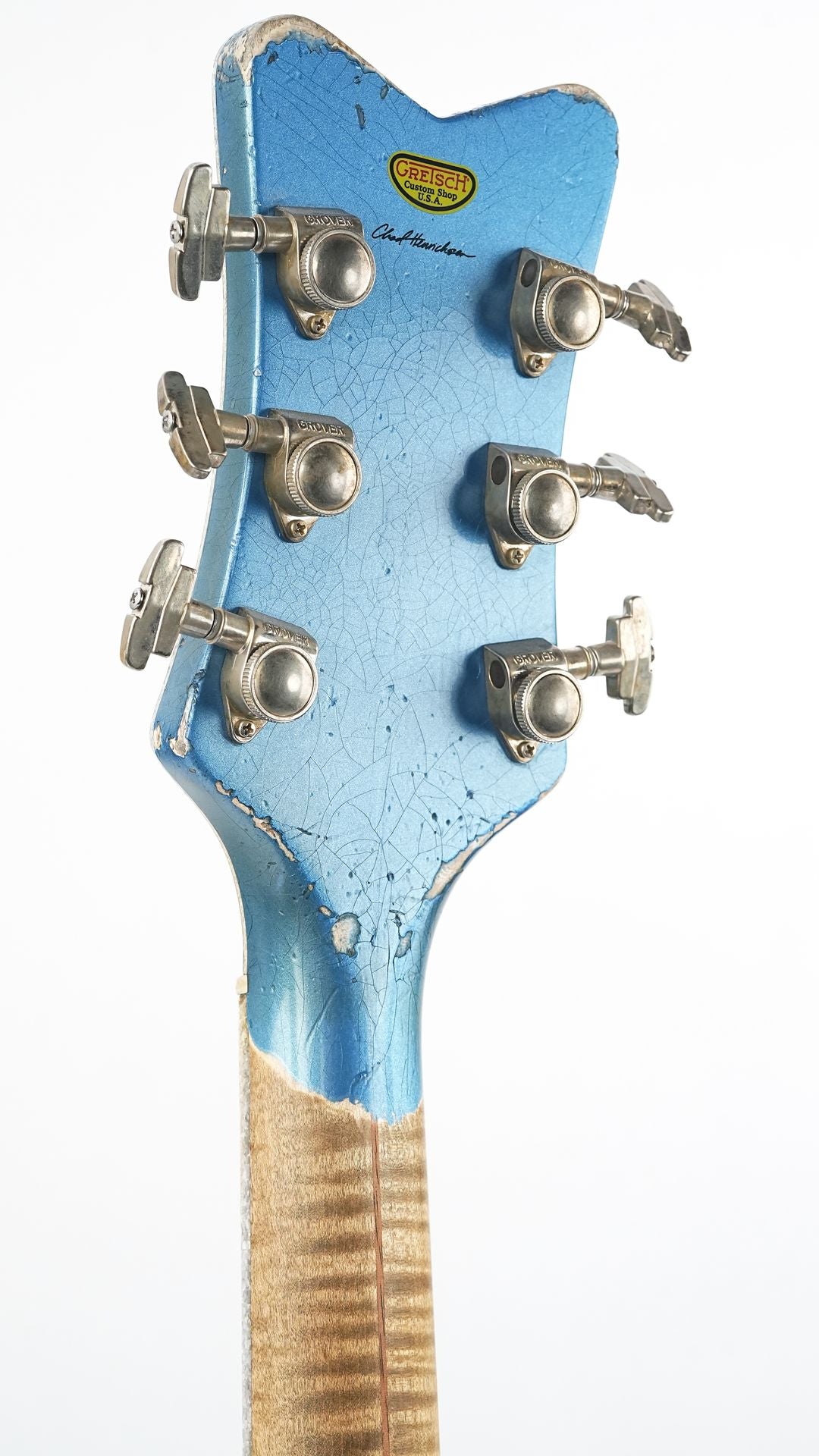 Gretsch Custom Shop G6134T Heavy Relic Lake Placid Blue Chad Henrichsen Masterbuilt