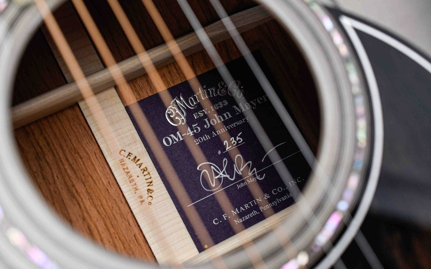 Martin Custom Shop John Mayer OM45 Platinum