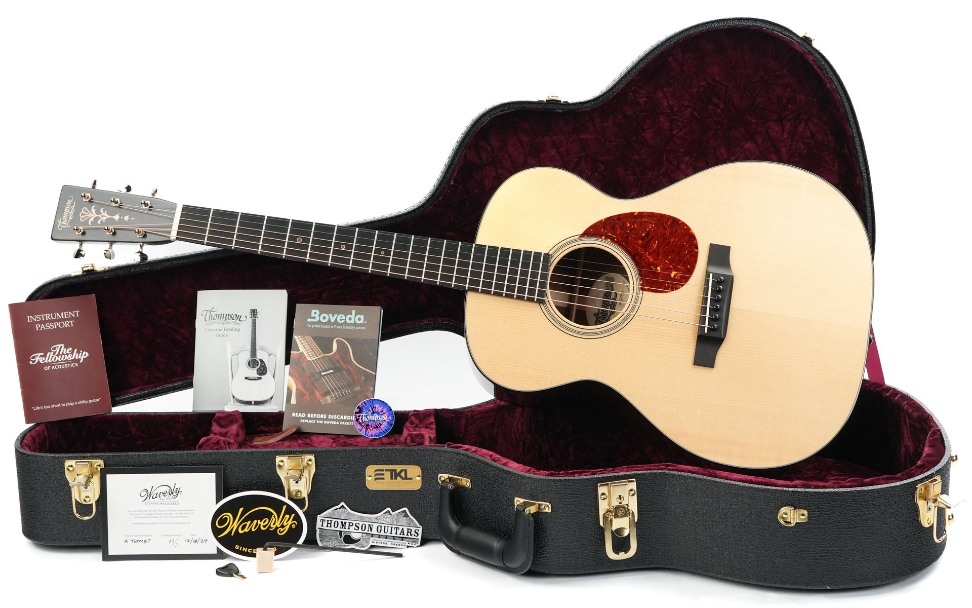 Thompson OM CMA Cuban Mahogany Adirondack 2025