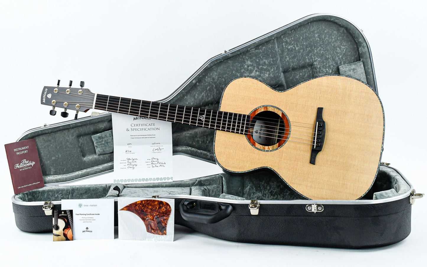 McNally OM Bog Oak Sitka Spruce