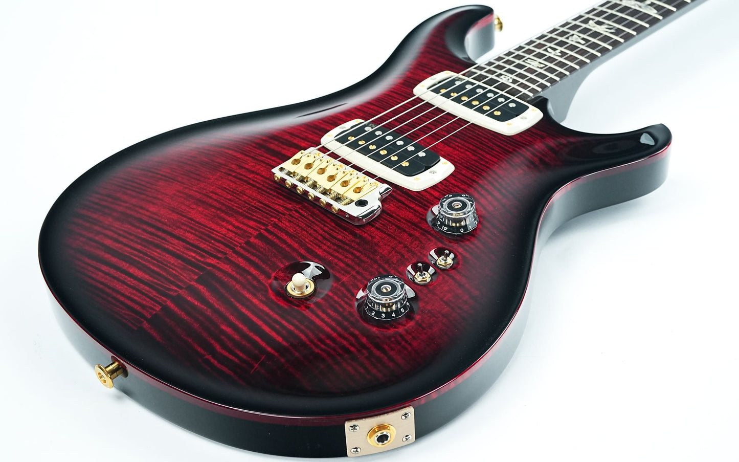 PRS Custom 24 08 Fire Red Smokeburst 10 Top #0414205