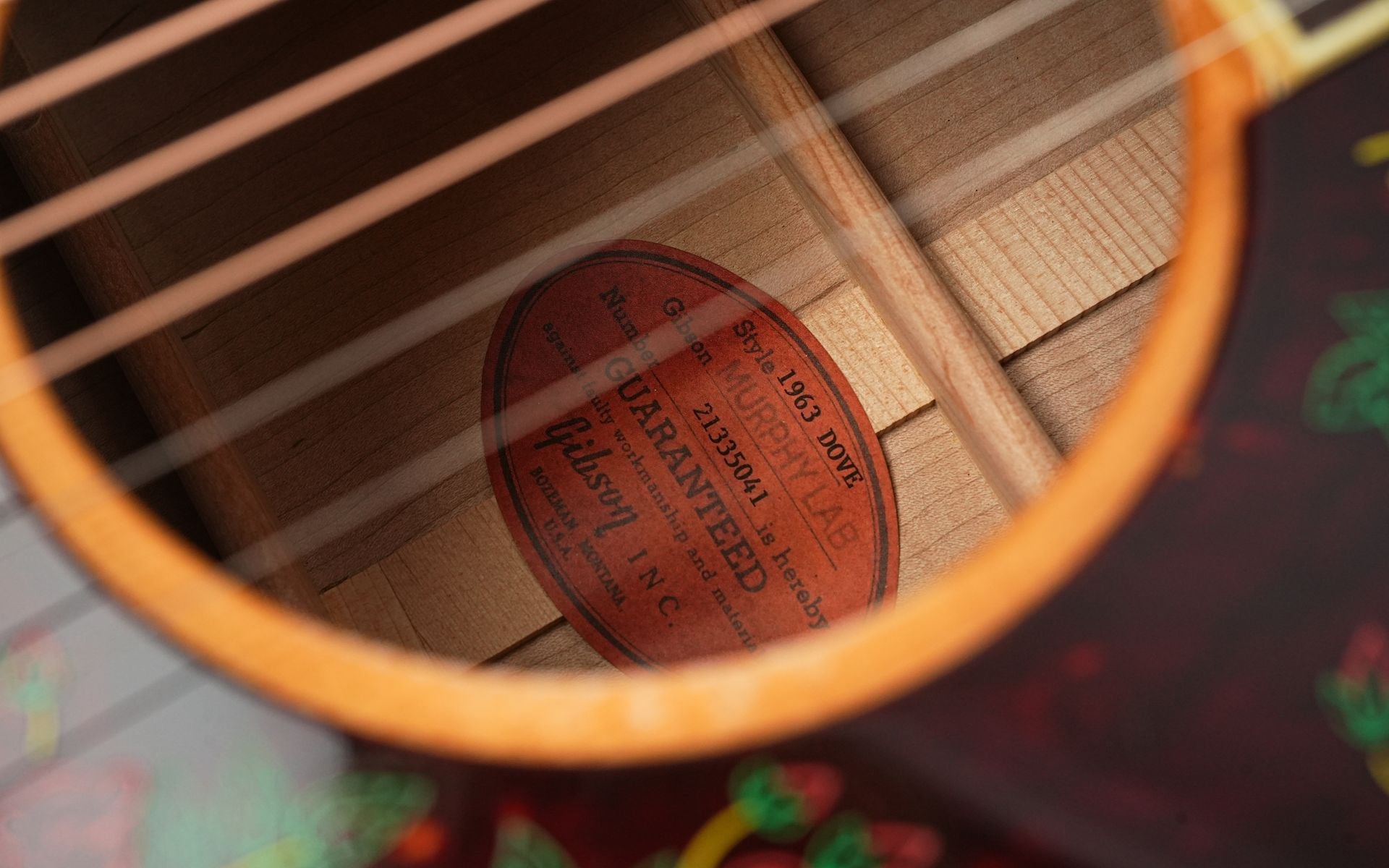 Gibson 1963 Dove Light Aged Natural