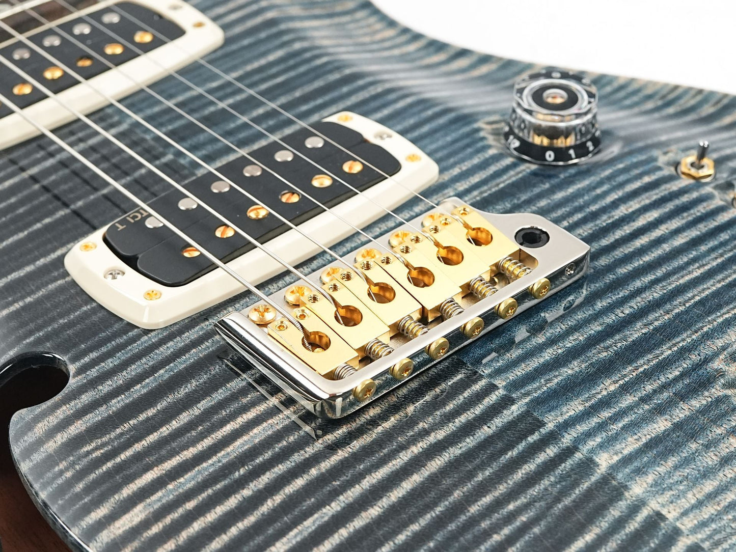 PRS 40th Anniversary Custom 24-08 Semi-Hollow Limited Edition Faded Whale Blue 2025