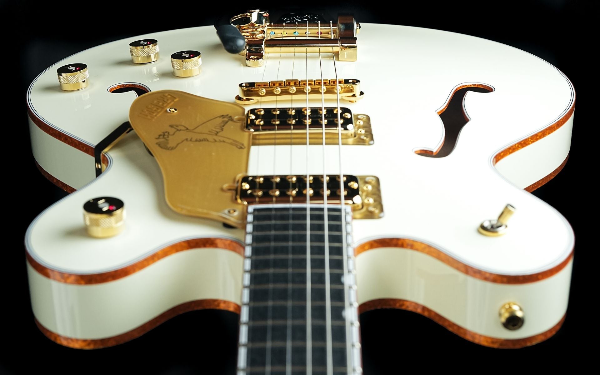 Gretsch Falcon Center Block LTD Double-Cut String-Thru Bigsby Vintage White