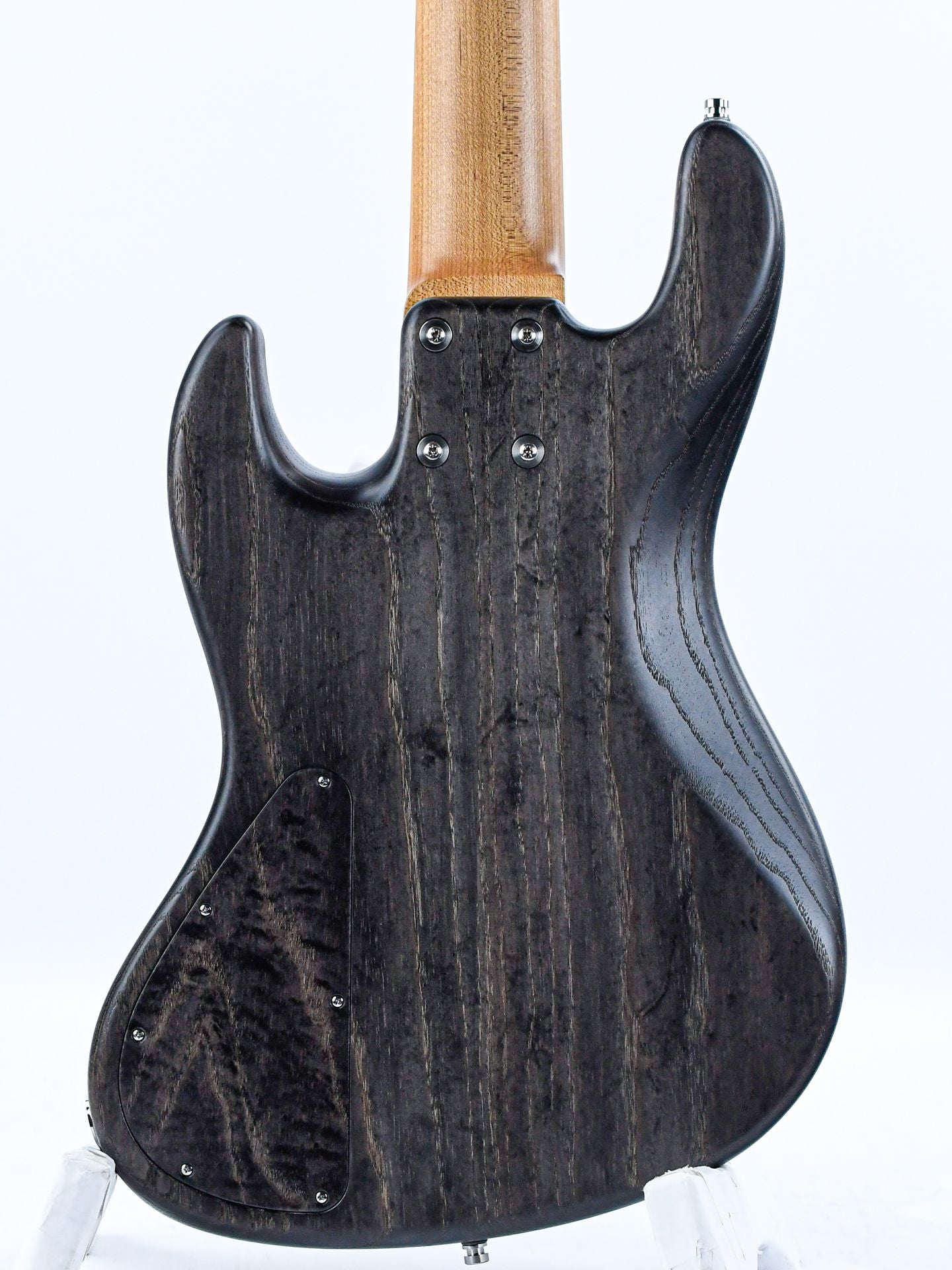 Sadowsky MasterBuilt 21 Fret Standard J/J Bass Swamp Ash Body 5-String Black Transparent Satin