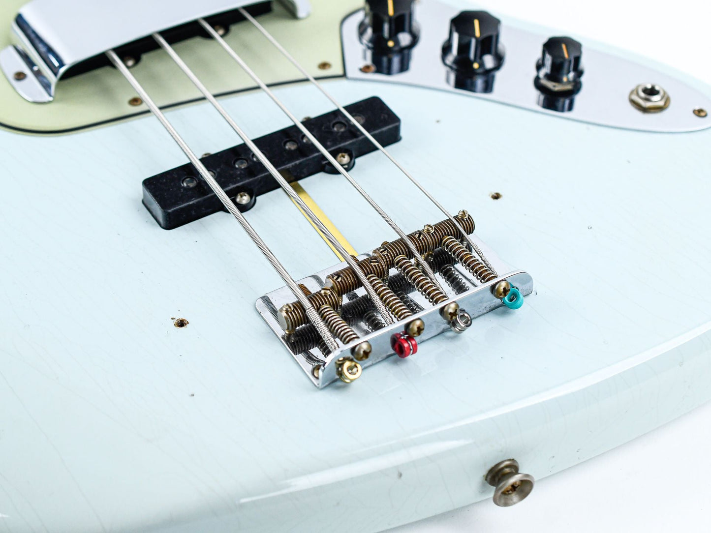 Fender Custom Shop 63 Jazz Bass Journeyman Faded Aged Sonic Blue