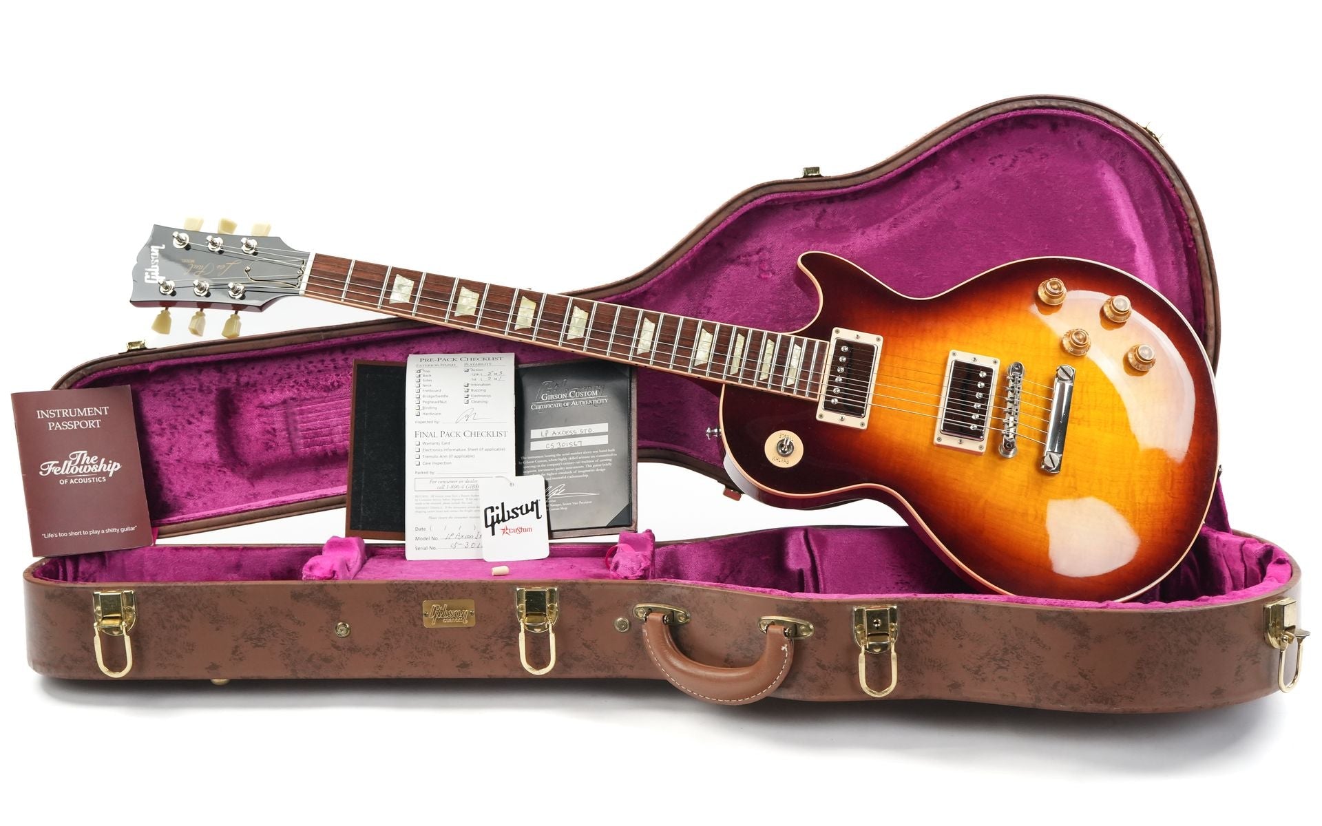Gibson Custom Shop Les Paul Axcess Tobacco Burst 2013