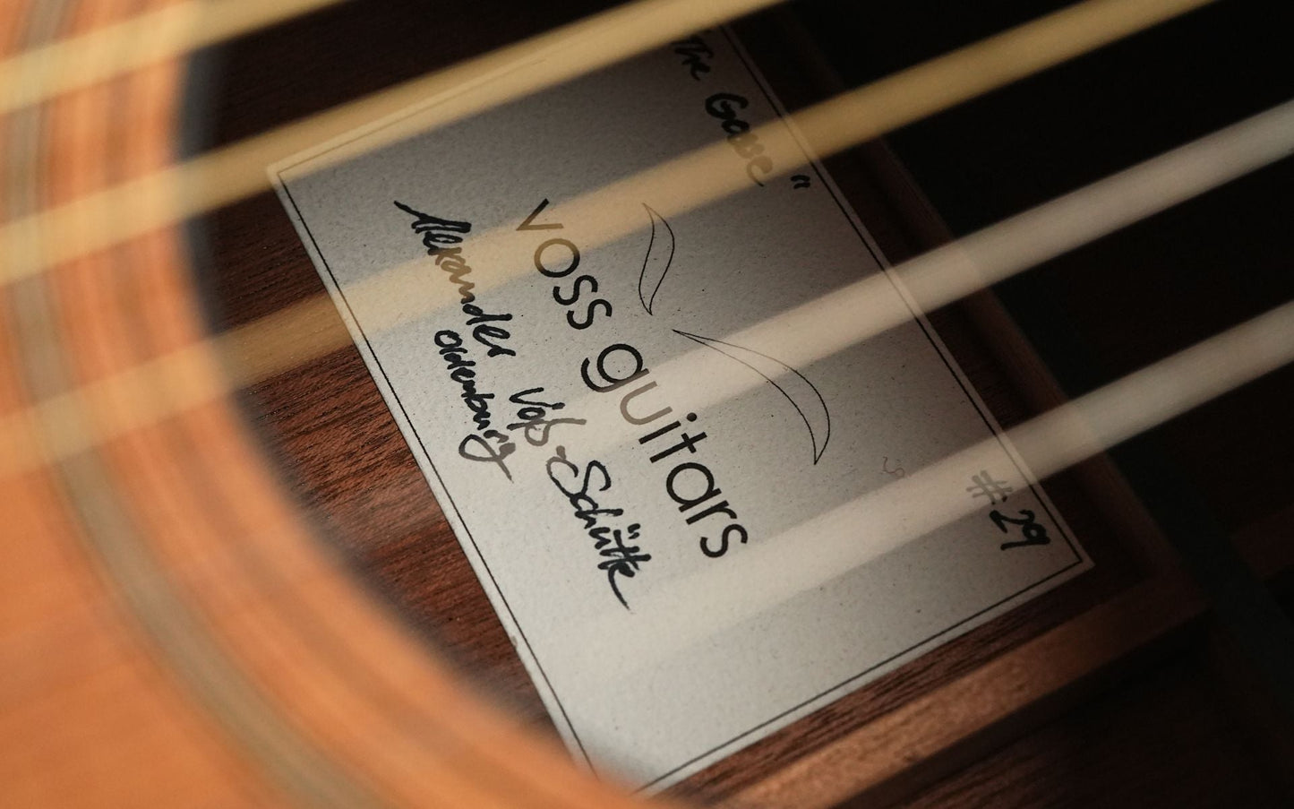 Alexander Voss The Goose Mahogany Torrefied Spruce 2020