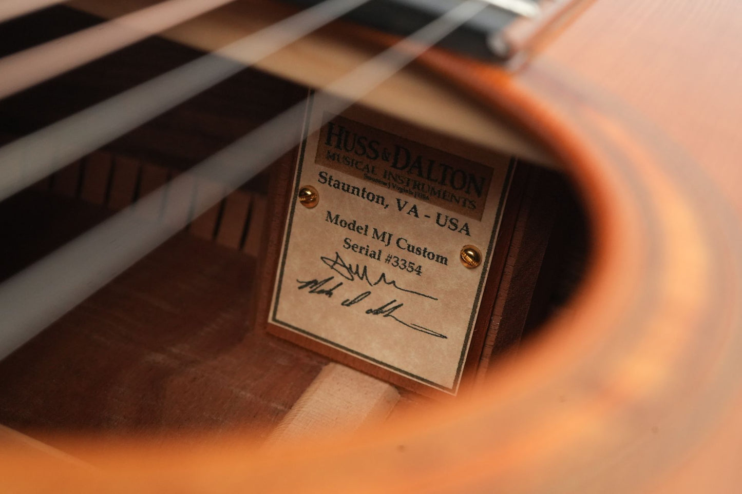 Huss & Dalton MJ Custom Hawaiian Koa Cedar 2011