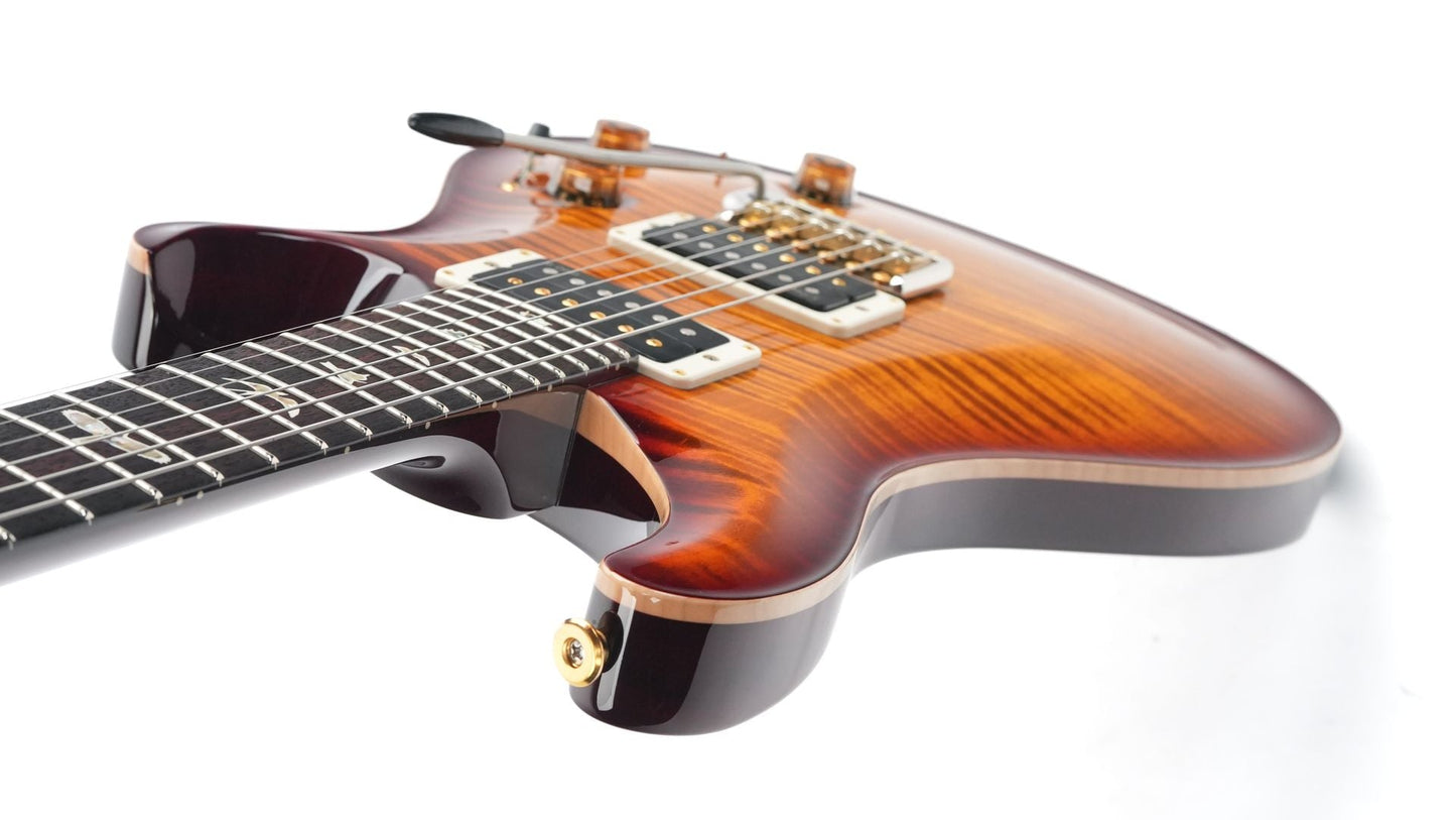 PRS Custom 24 10 Top Piezo Black Gold Burst