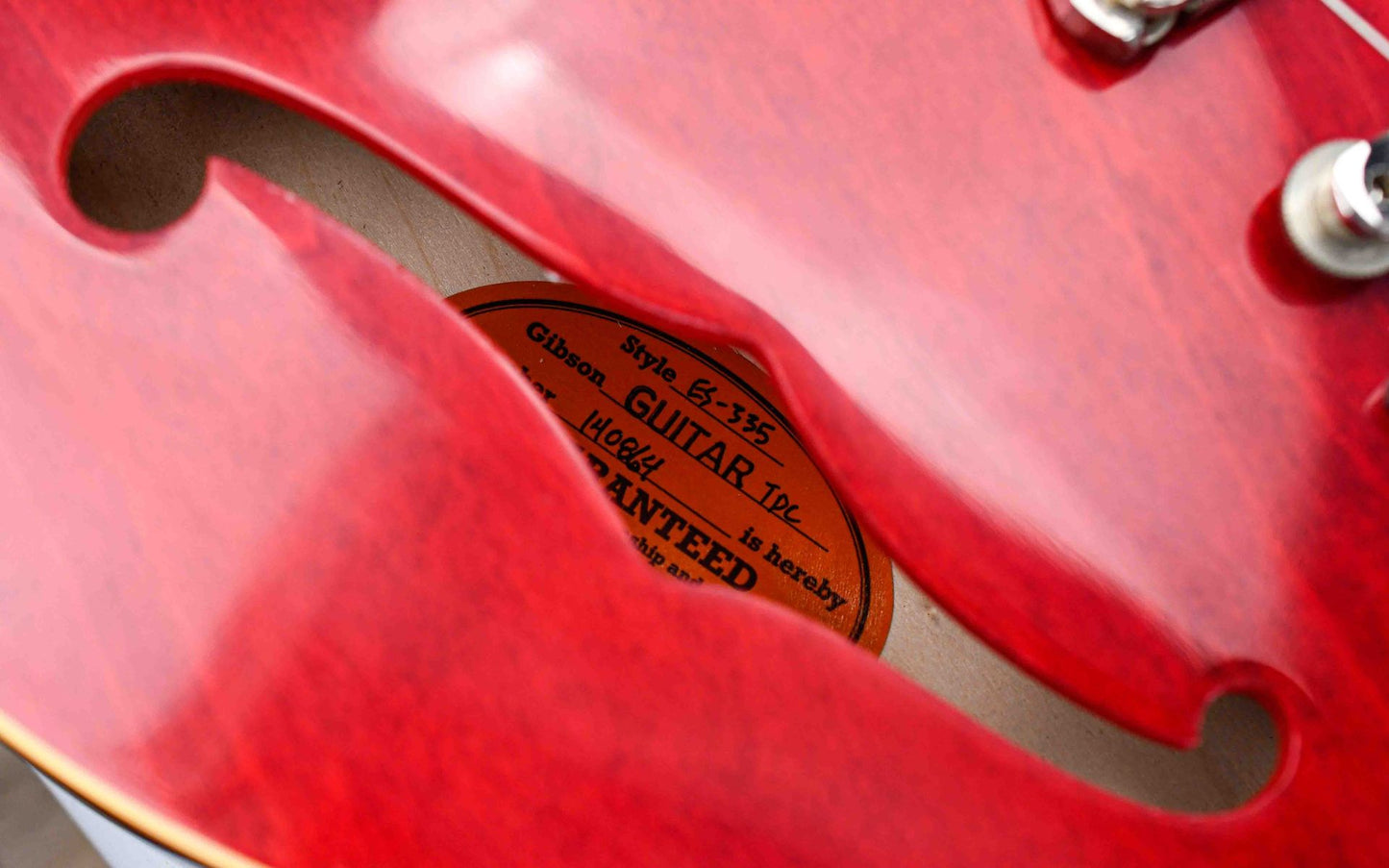 Gibson 1964 ES335 Reissue Sixties Cherry VOS Lefty