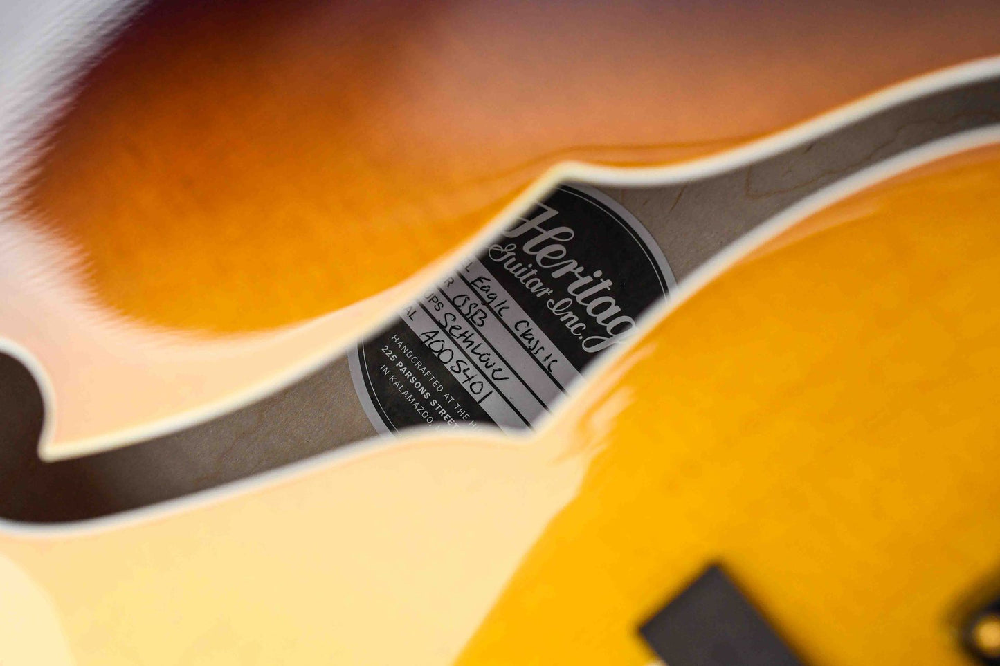 Heritage Eagle Classic Original Sunburst