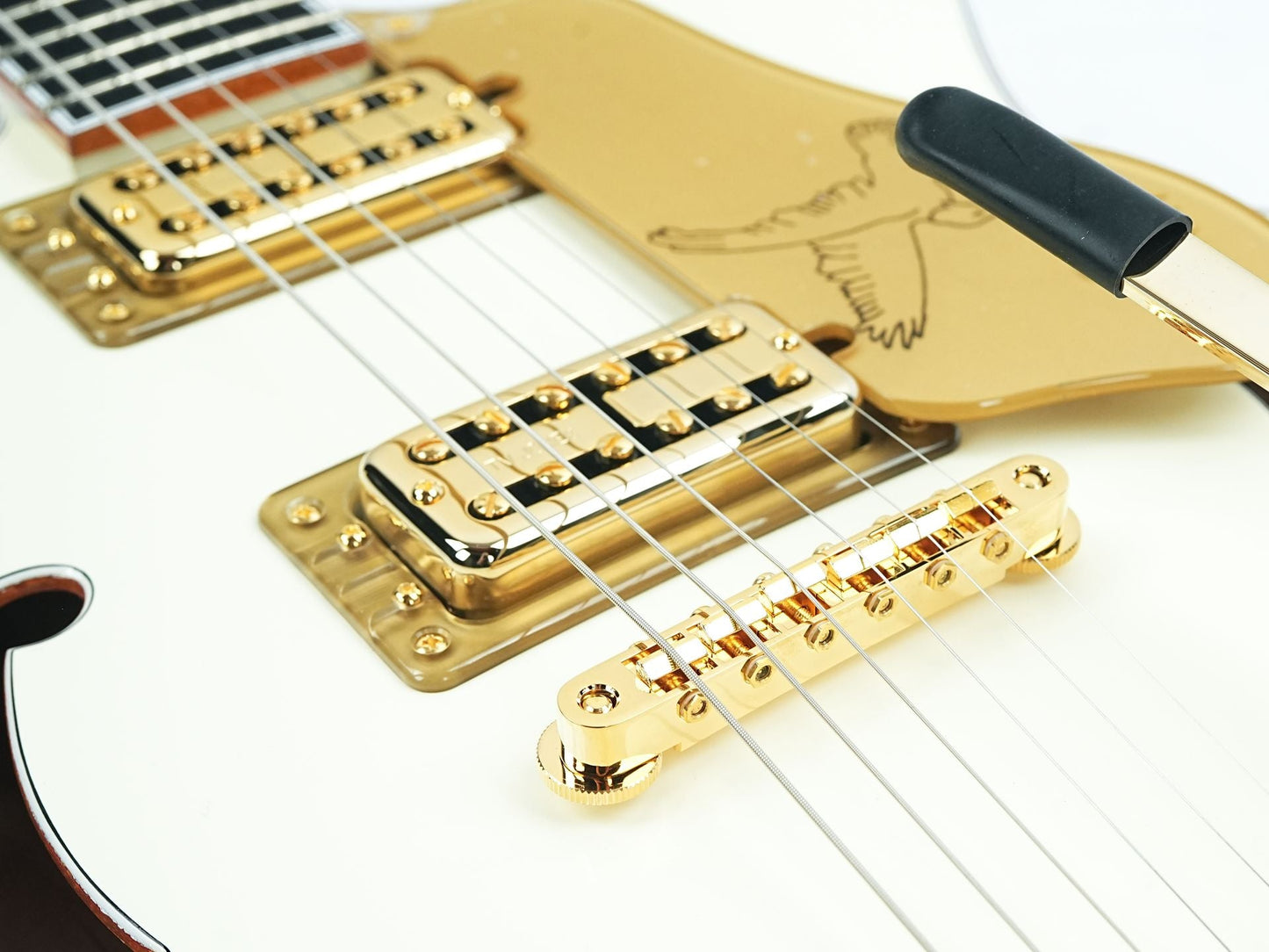 Gretsch Falcon Center Block LTD Double-Cut String-Thru Bigsby Vintage White