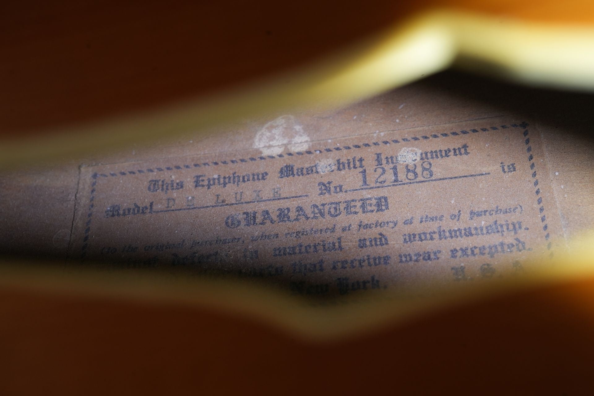Epiphone Deluxe 1938