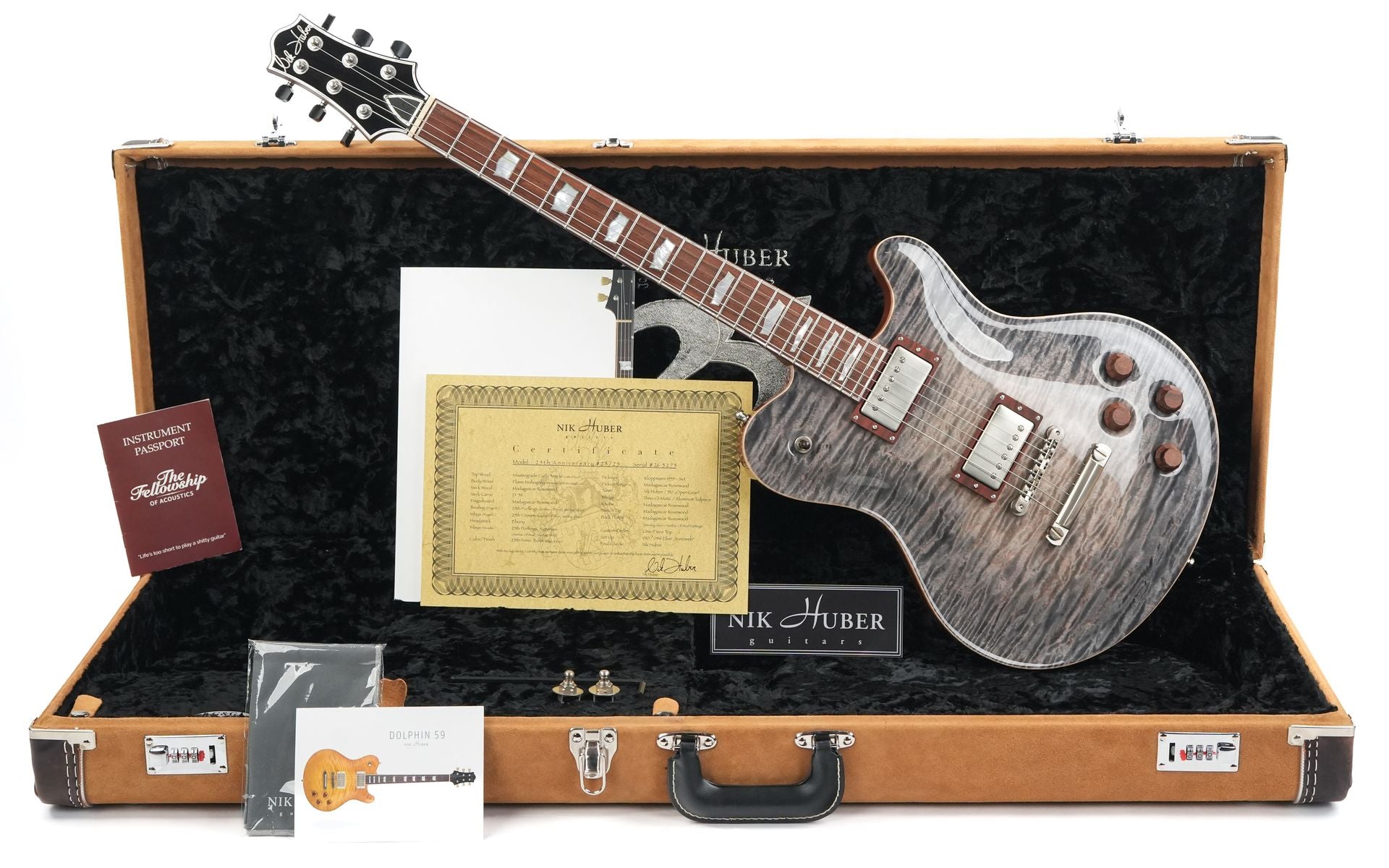 Nik Huber Dolphin 59 25th Anniversary Silver Burst #23 of 25