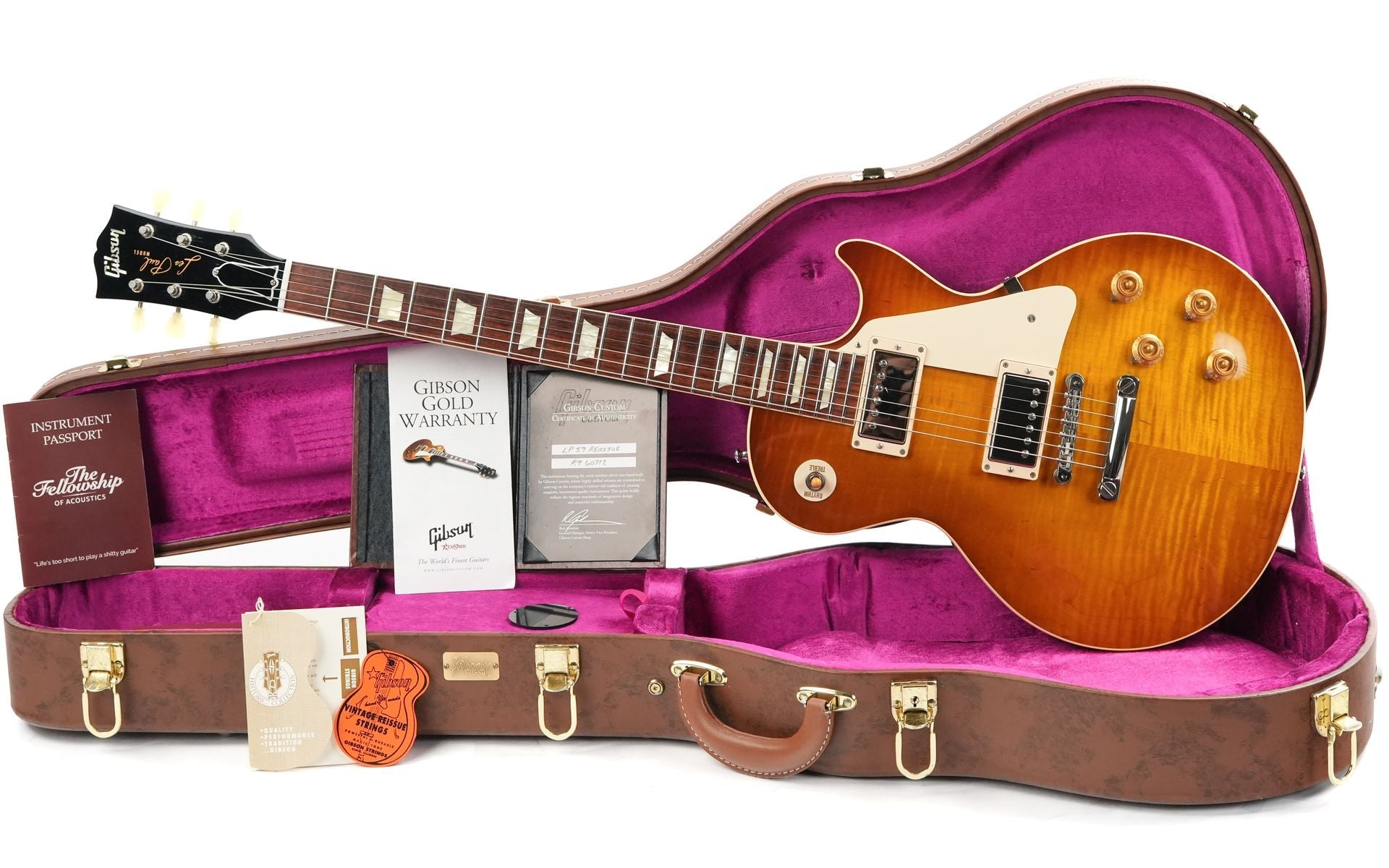 Gibson Custom 1959 Les Paul Standard Reissue Dirty Lemon Burst 2016